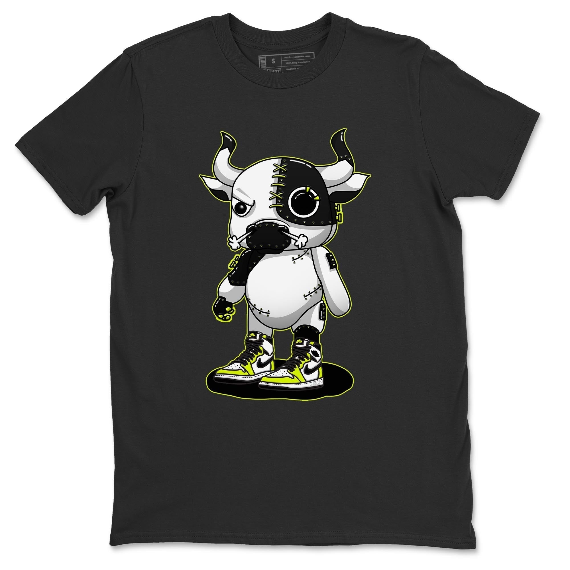 Cyborg Bull Unisex Tops - Air Jordan 1 Visionaire