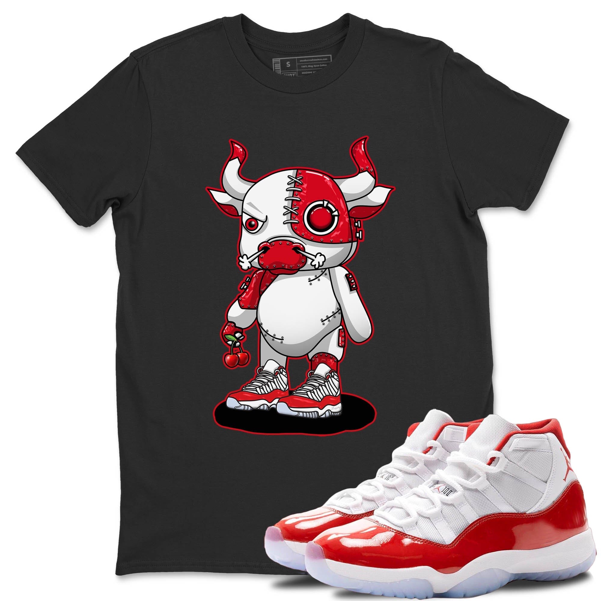 Cyborg Bull Unisex Tops - Air Jordan 11 Cherry