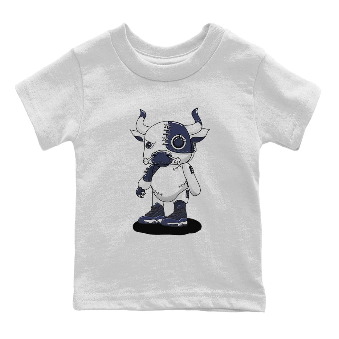 Cyborg Bull Kids Tops - Air Jordan 11 Midnight Navy