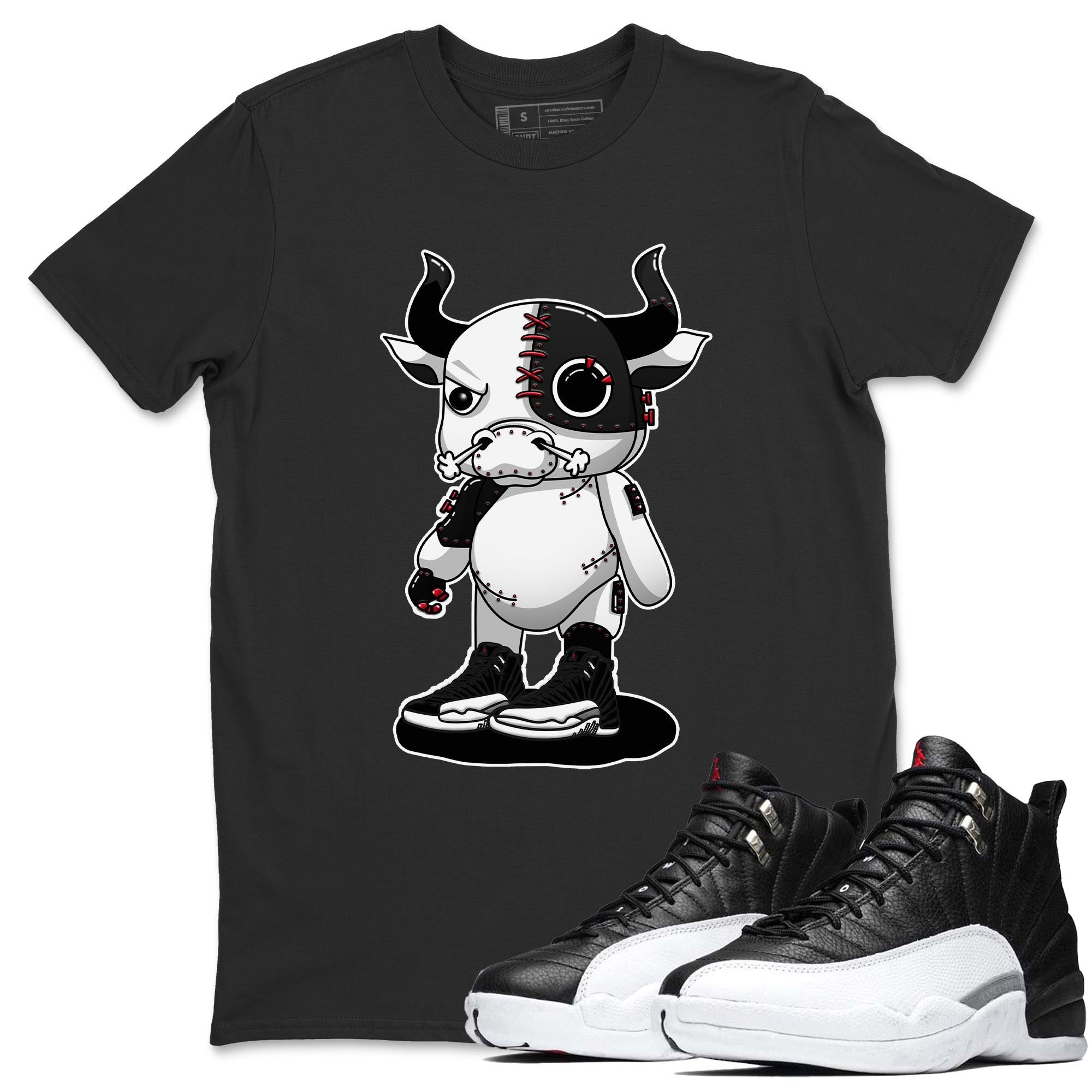 Cyborg Bull Unisex Tops - Air Jordan 12 Playoffs