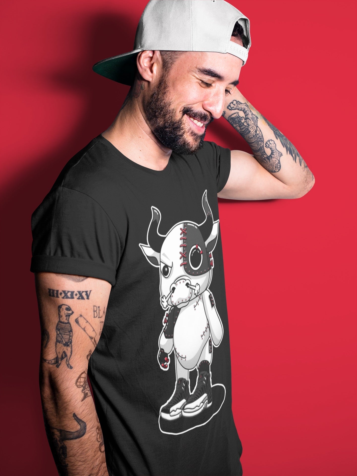 Cyborg Bull Unisex Tops - Air Jordan 12 Playoffs