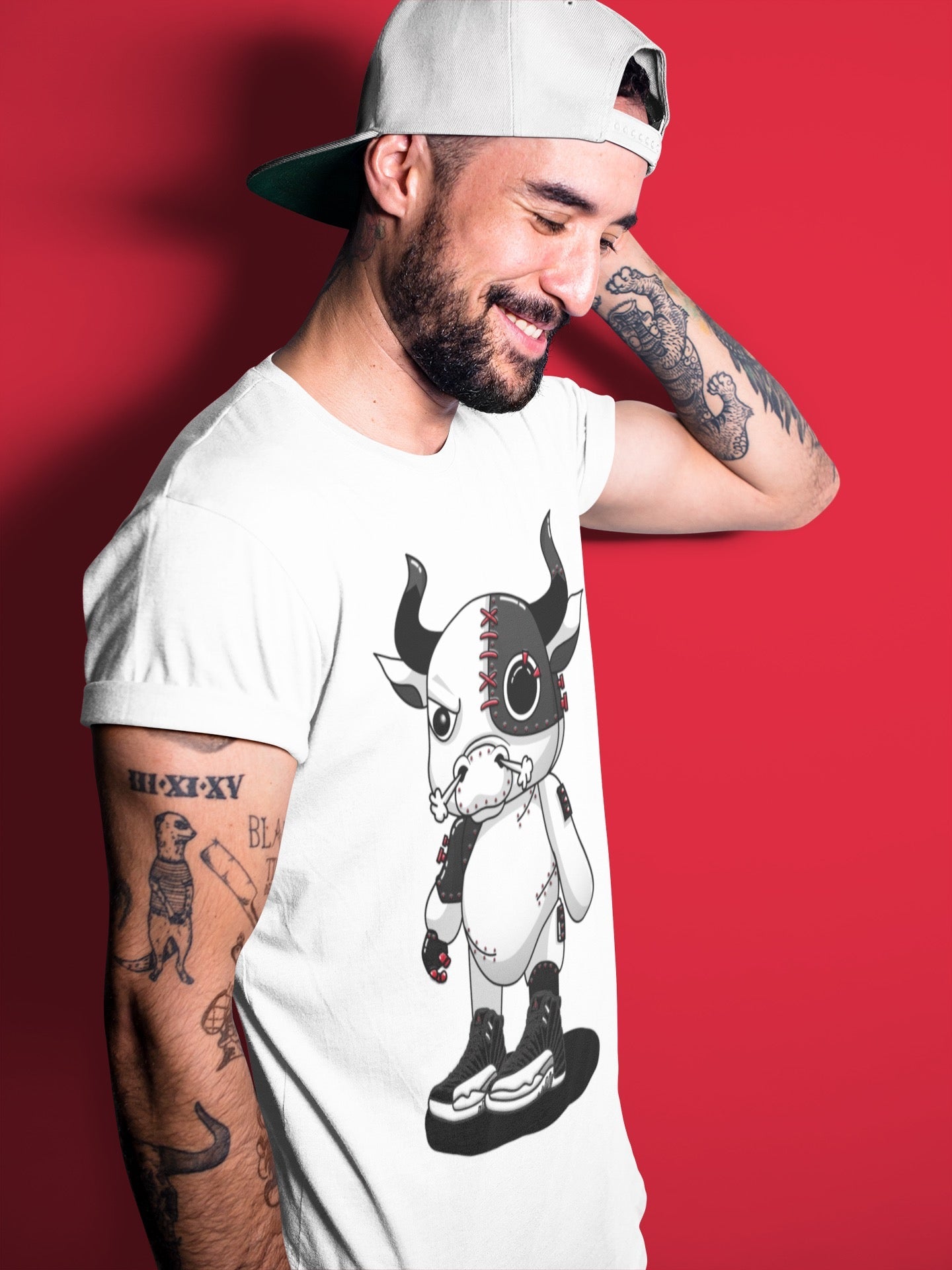 Cyborg Bull Unisex Tops - Air Jordan 12 Playoffs