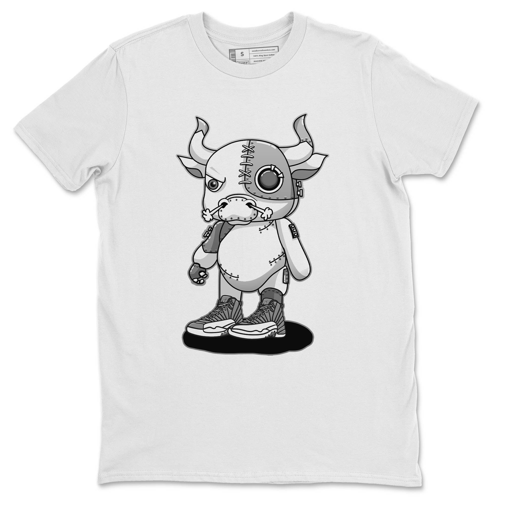 Cyborg Bull Unisex Tops - Air Jordan 12 Stealth