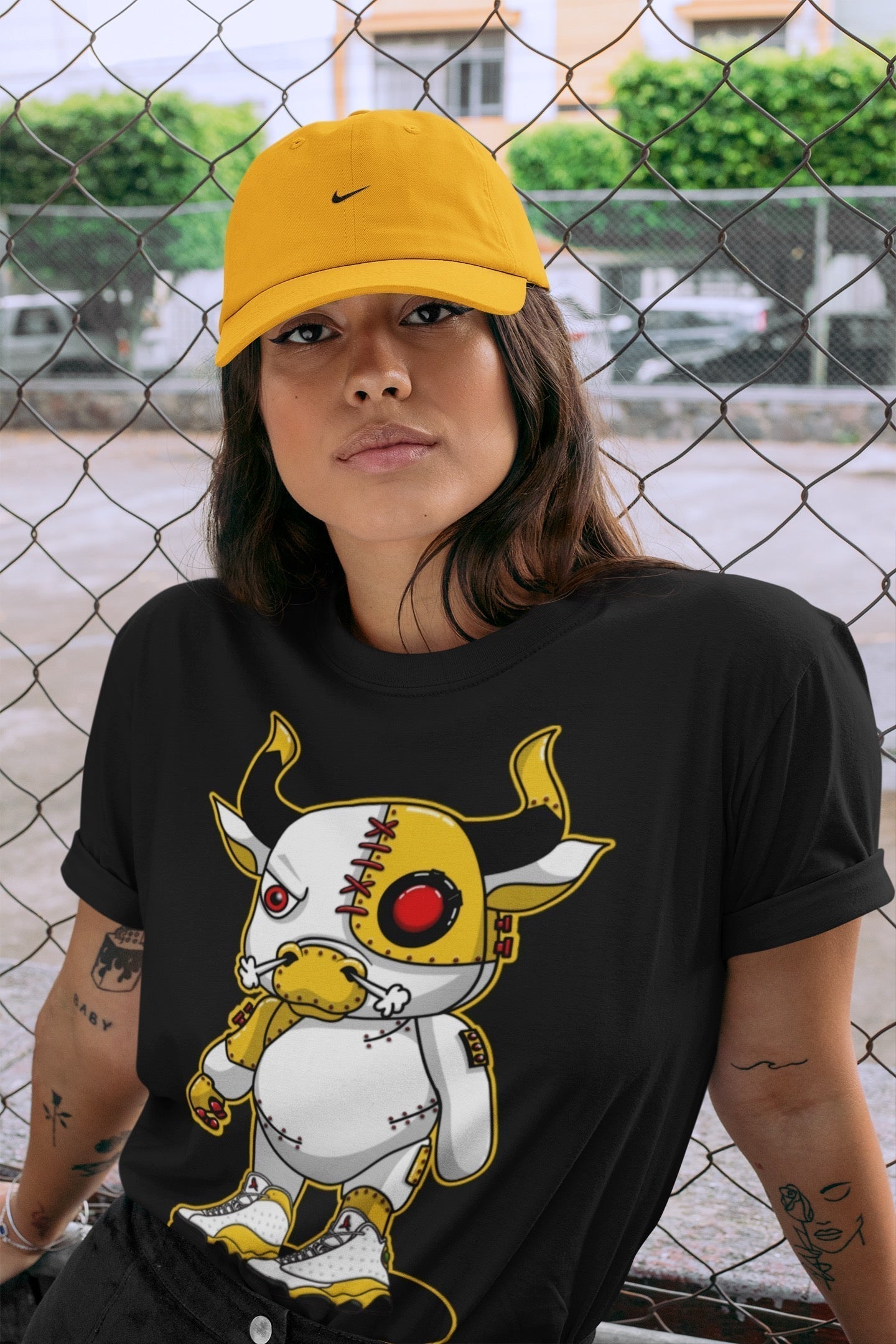 Cyborg Bull Unisex Tops - Air Jordan 13 Del Sol