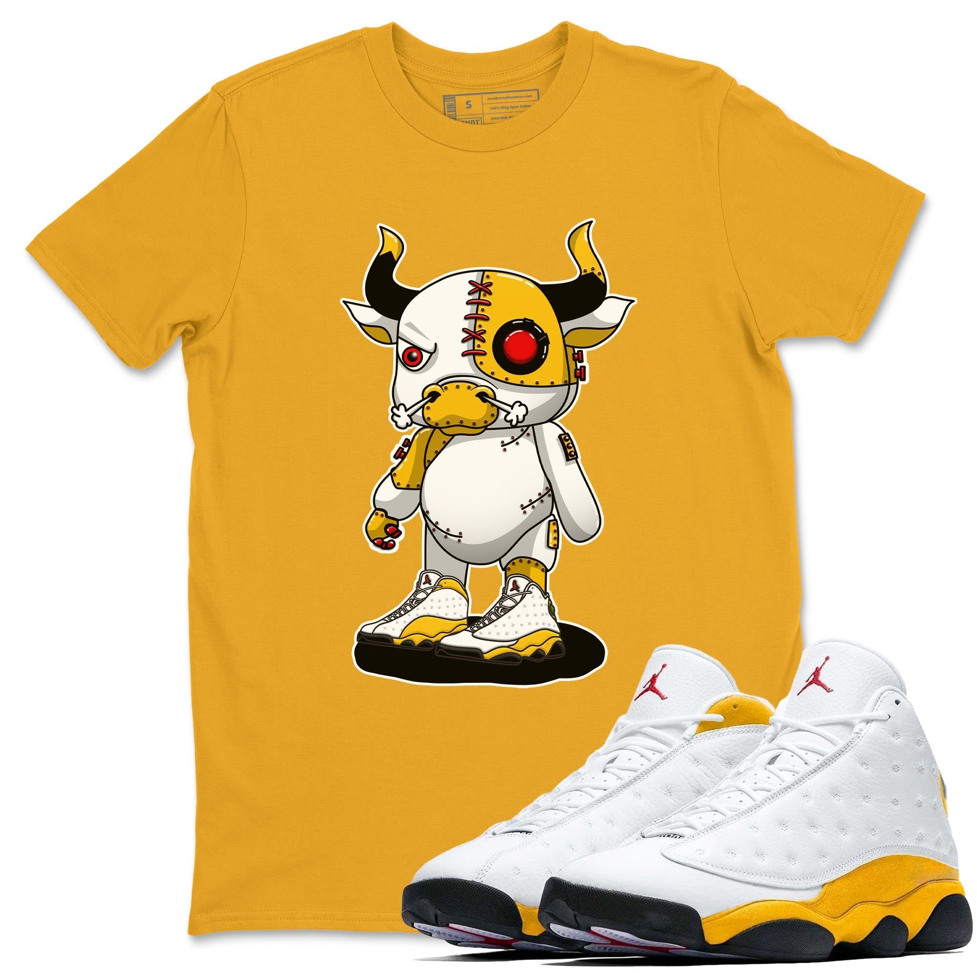 Cyborg Bull Unisex Tops - Air Jordan 13 Del Sol