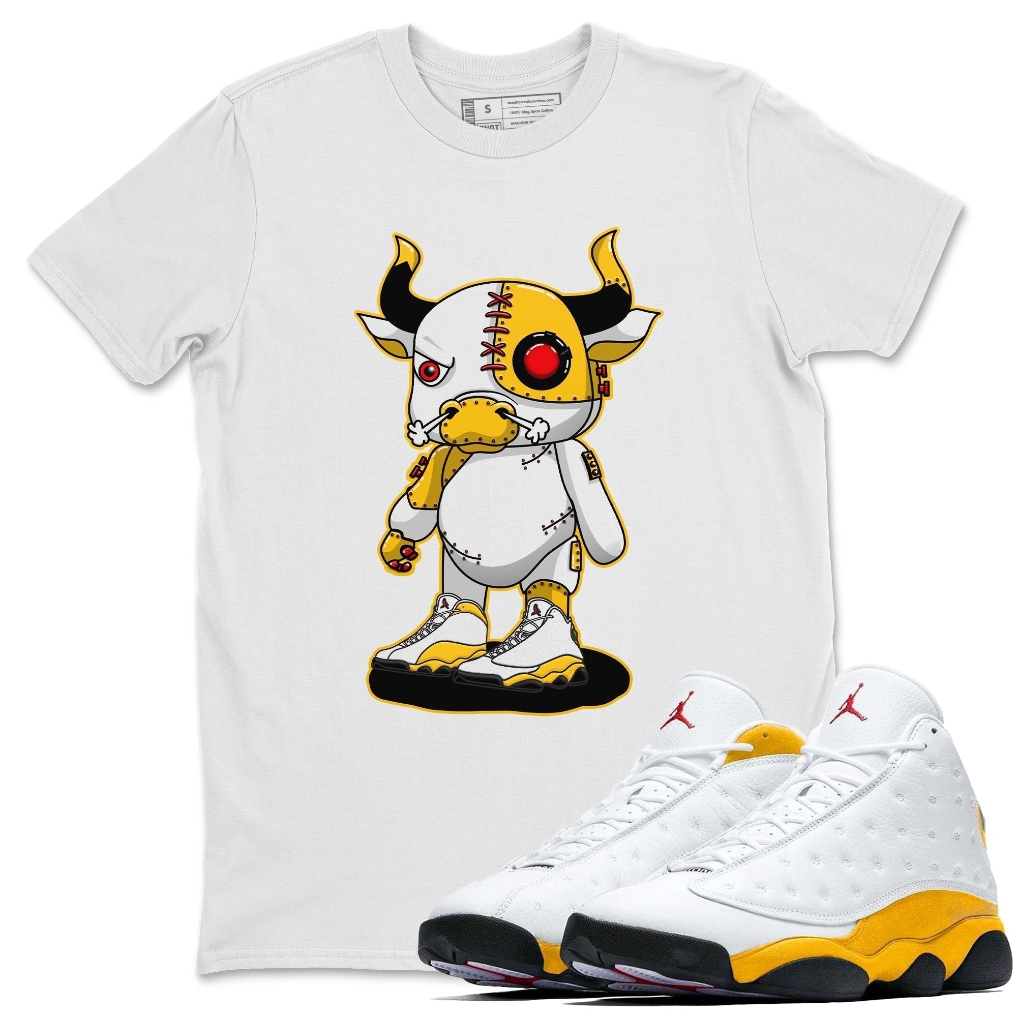 Cyborg Bull Unisex Tops - Air Jordan 13 Del Sol