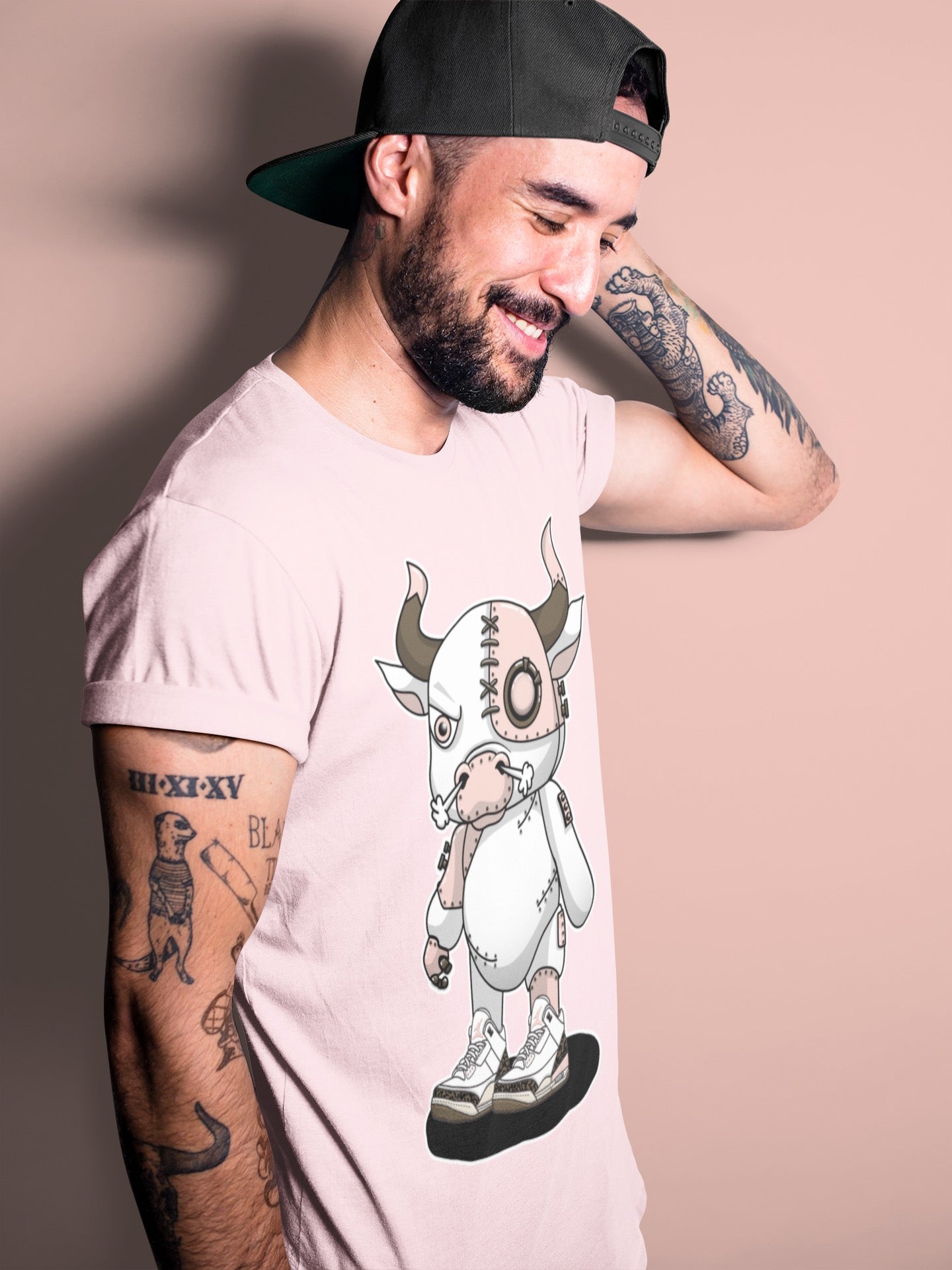 Cyborg Bull Unisex Tops - Air Jordan 3 Atmosphere