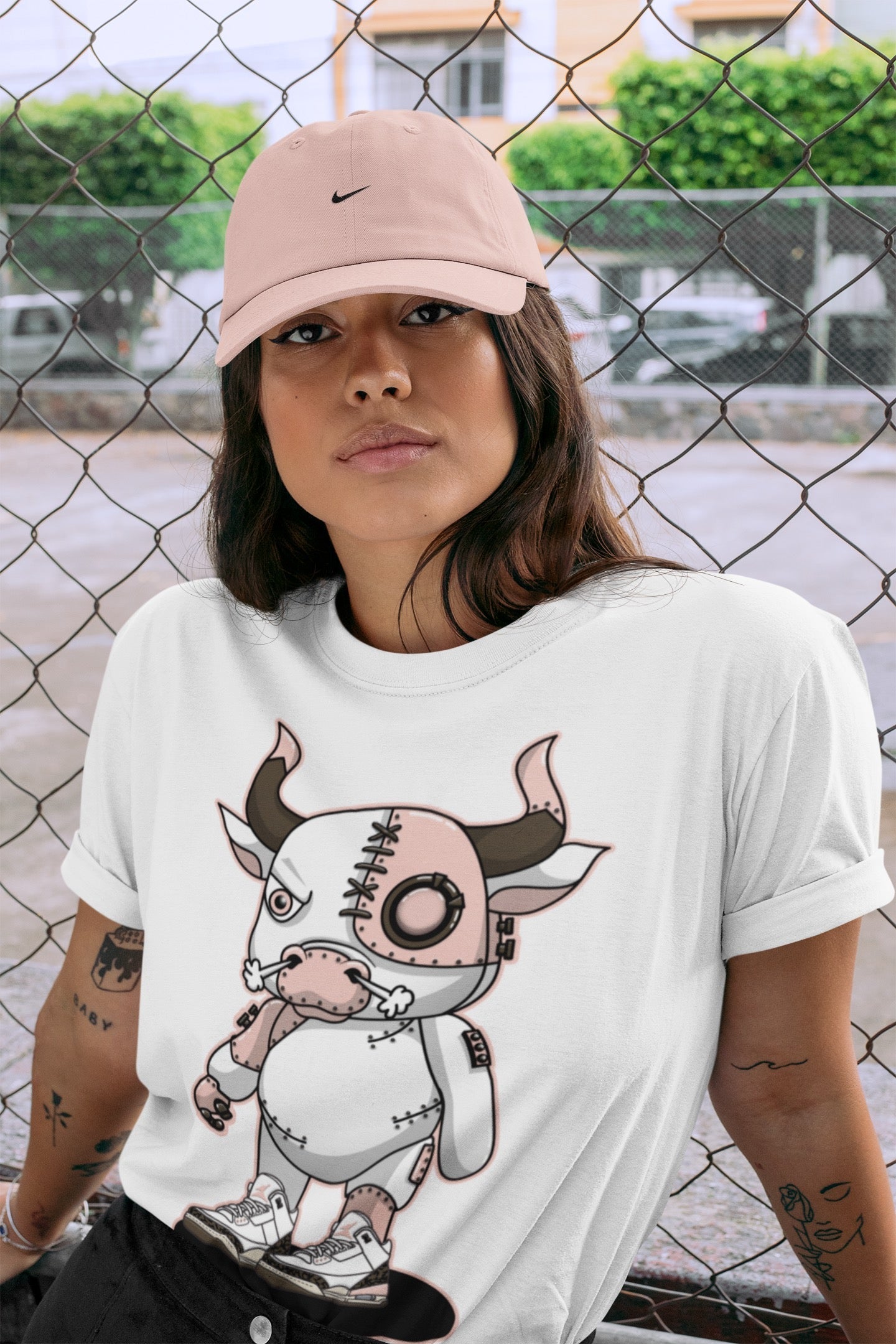 Cyborg Bull Unisex Tops - Air Jordan 3 Atmosphere