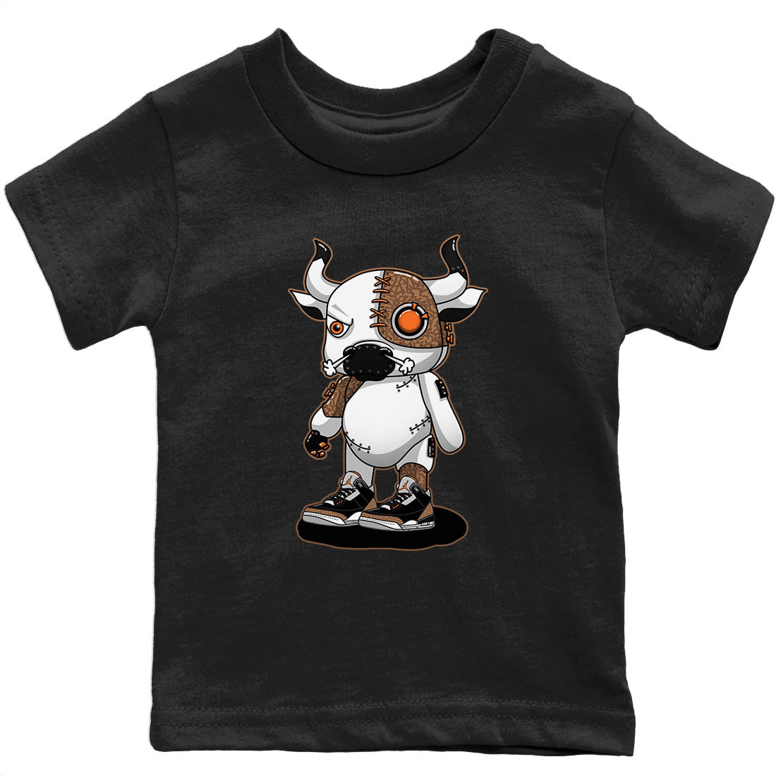 Cyborg Bull Kids Tops - Air Jordan 3 Desert Elephant