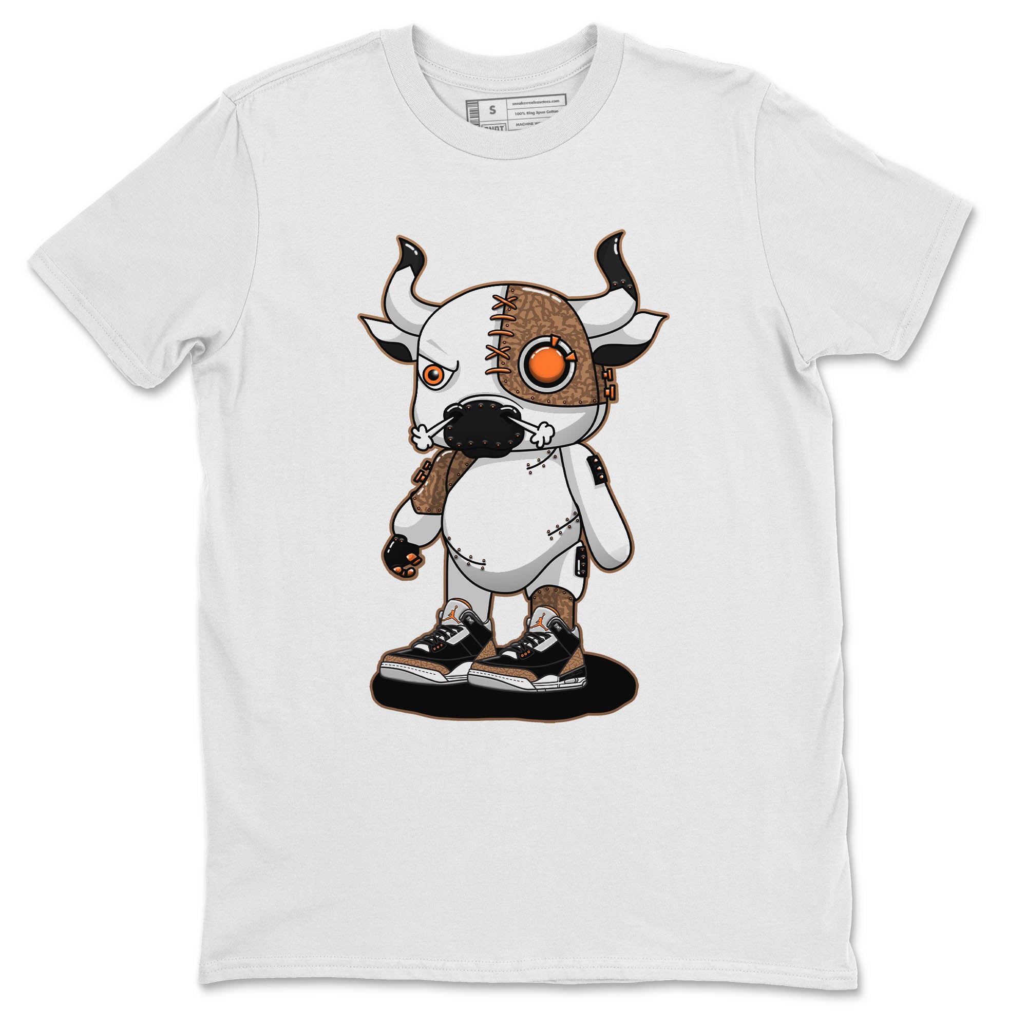 Cyborg Bull Unisex Tops - Air Jordan 3 Desert Elephant