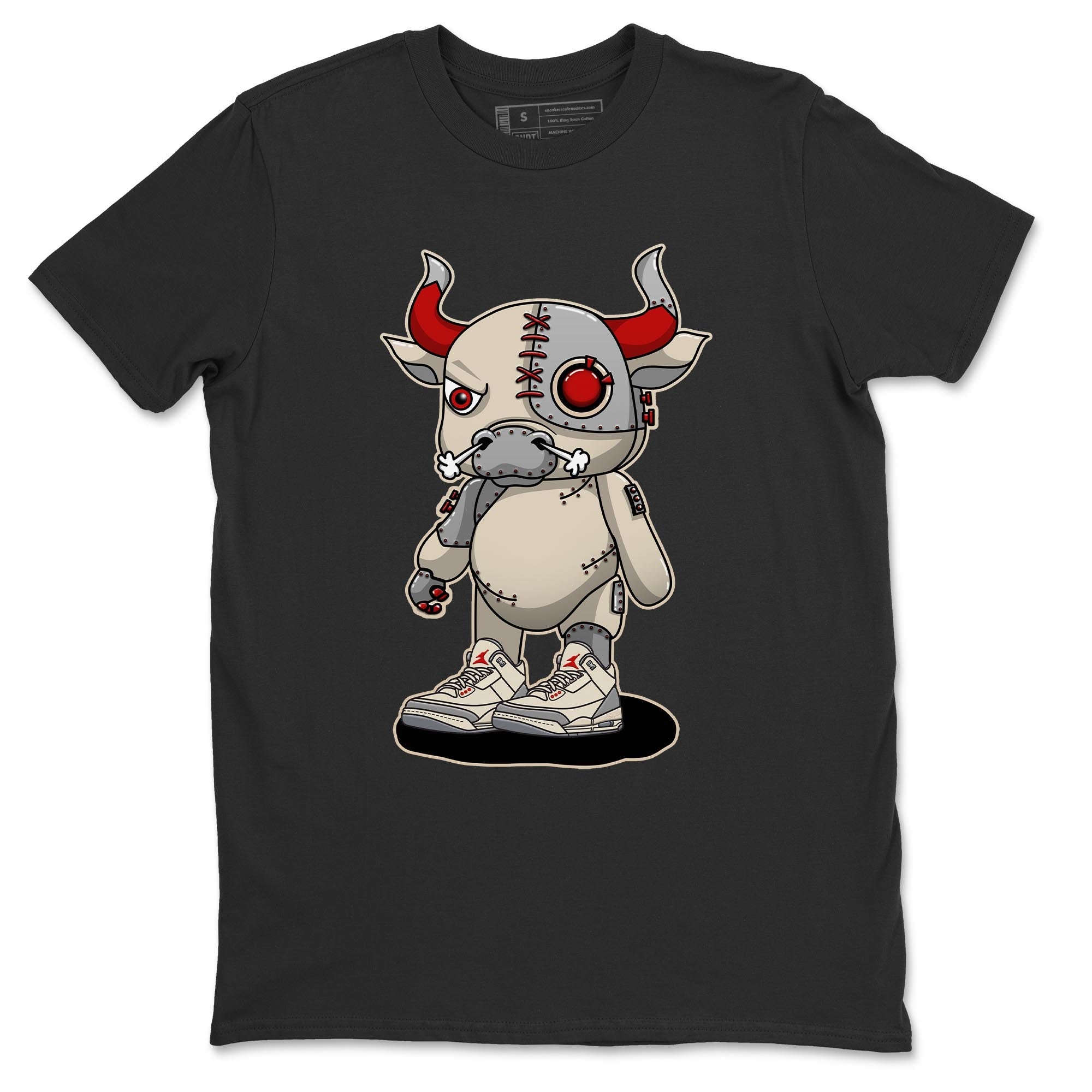 Cyborg Bull Unisex Tops - Air Jordan 3 Muslin