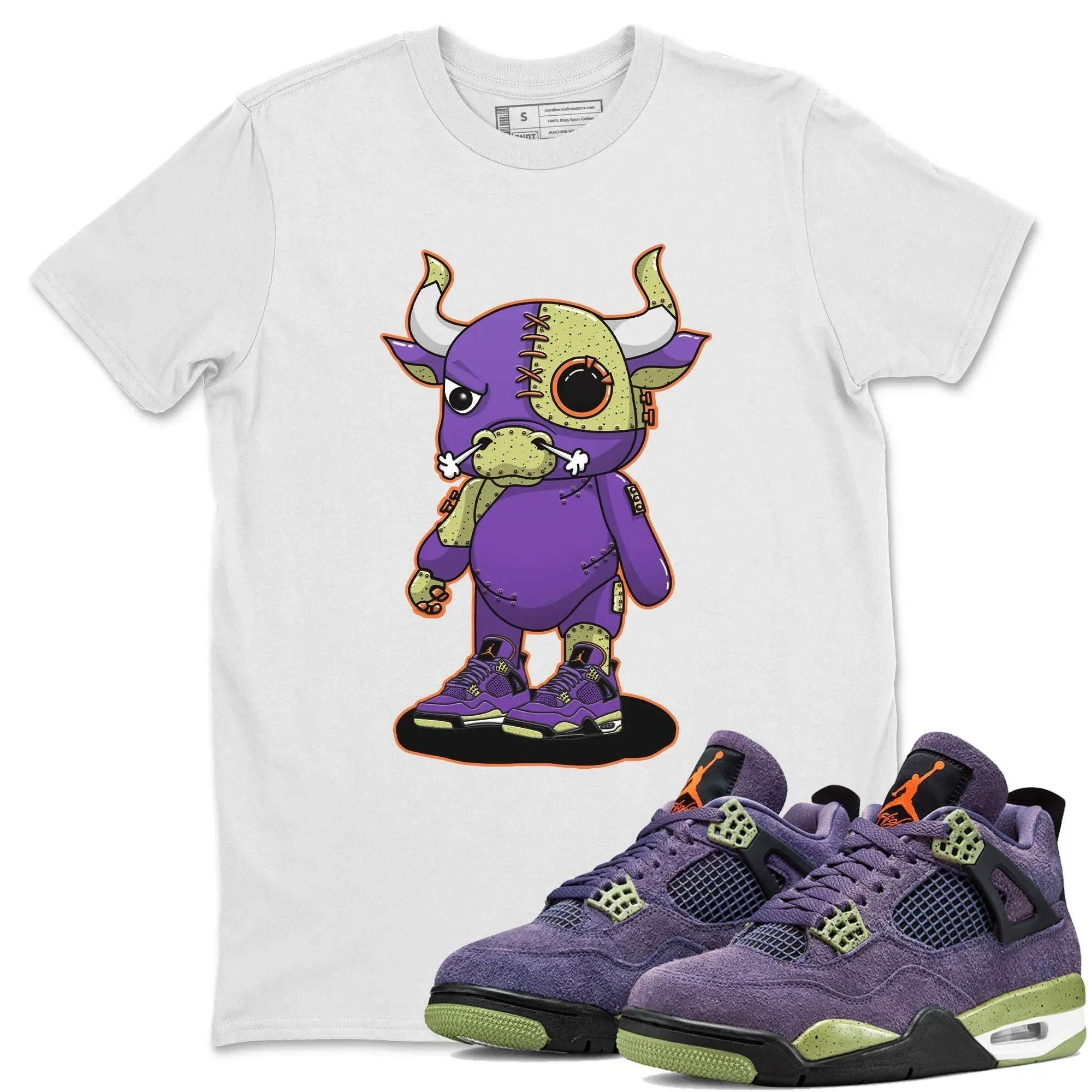 Cyborg Bull Unisex Tops - Air Jordan 4 Canyon Purple