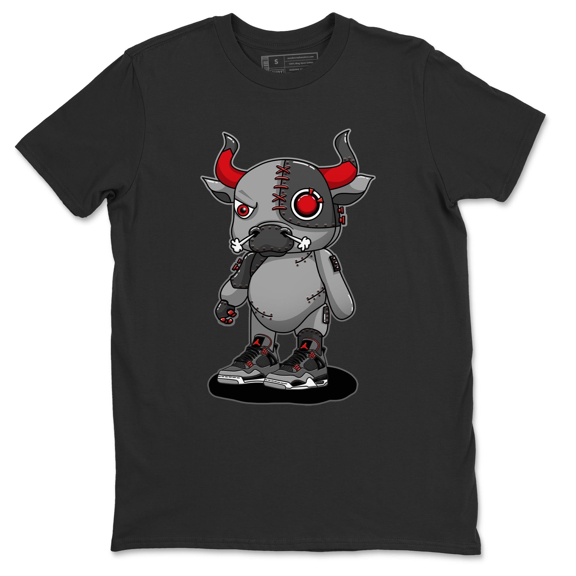 Cyborg Bull Unisex Tops - Air Jordan 4 Infrared