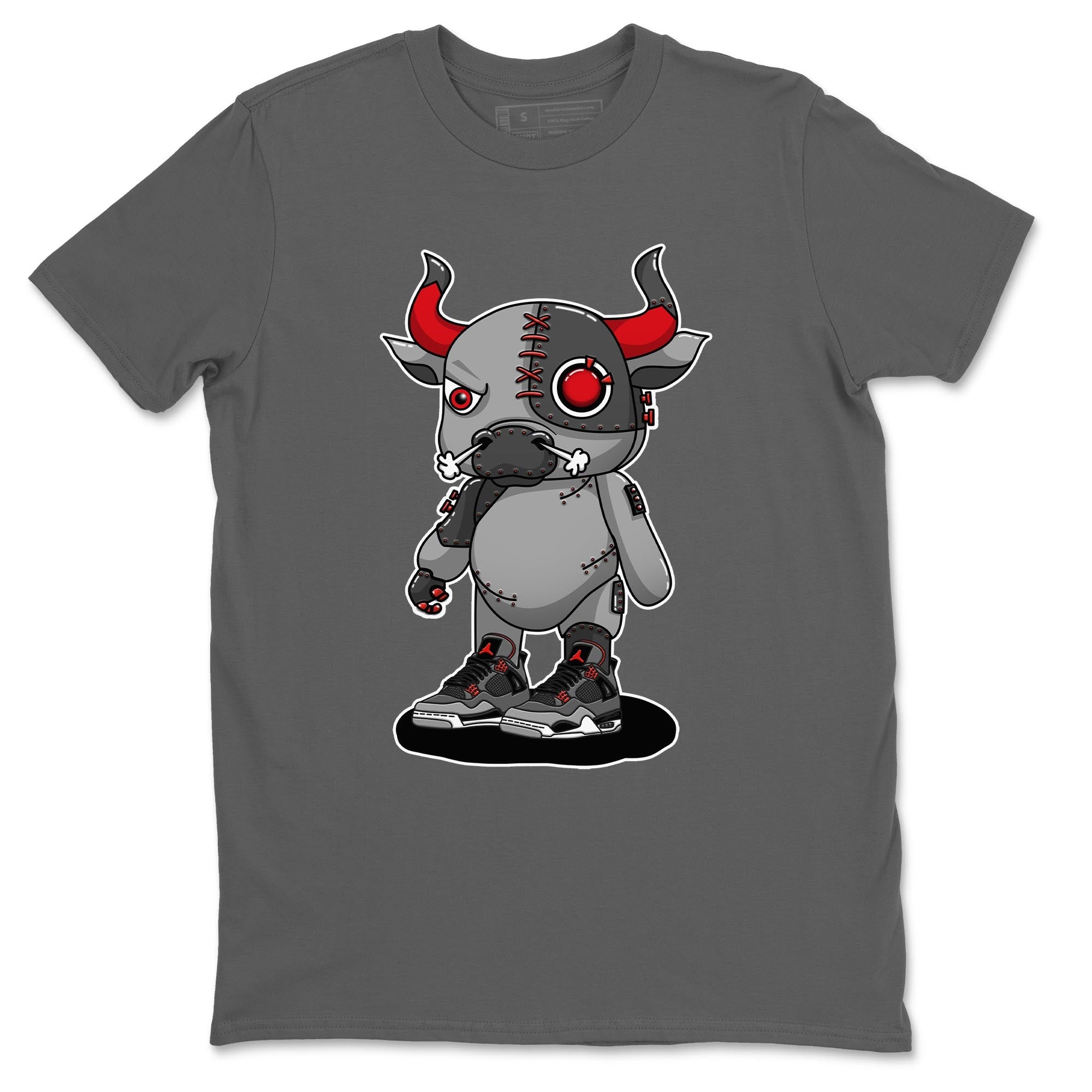 Cyborg Bull Unisex Tops - Air Jordan 4 Infrared
