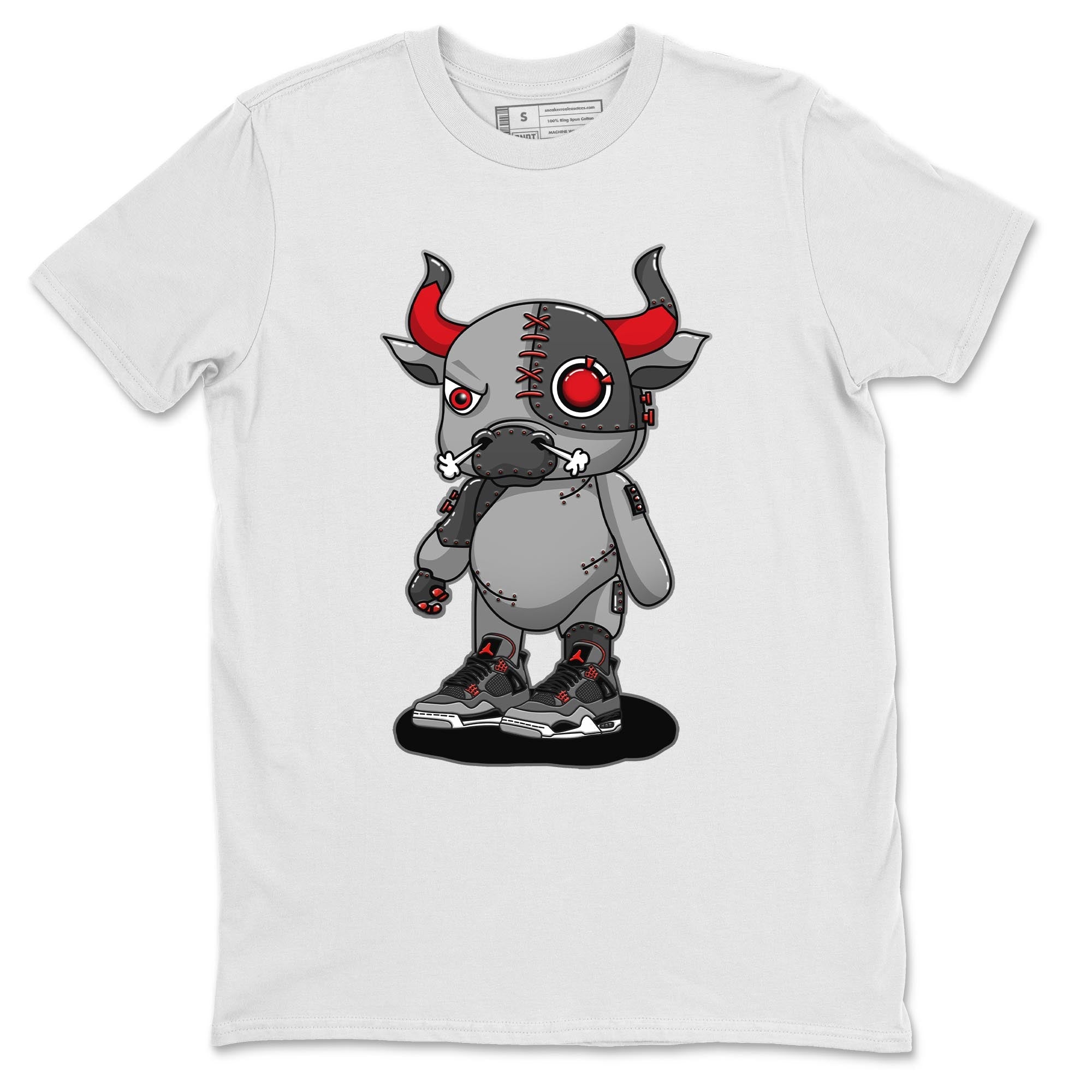 Cyborg Bull Unisex Tops - Air Jordan 4 Infrared