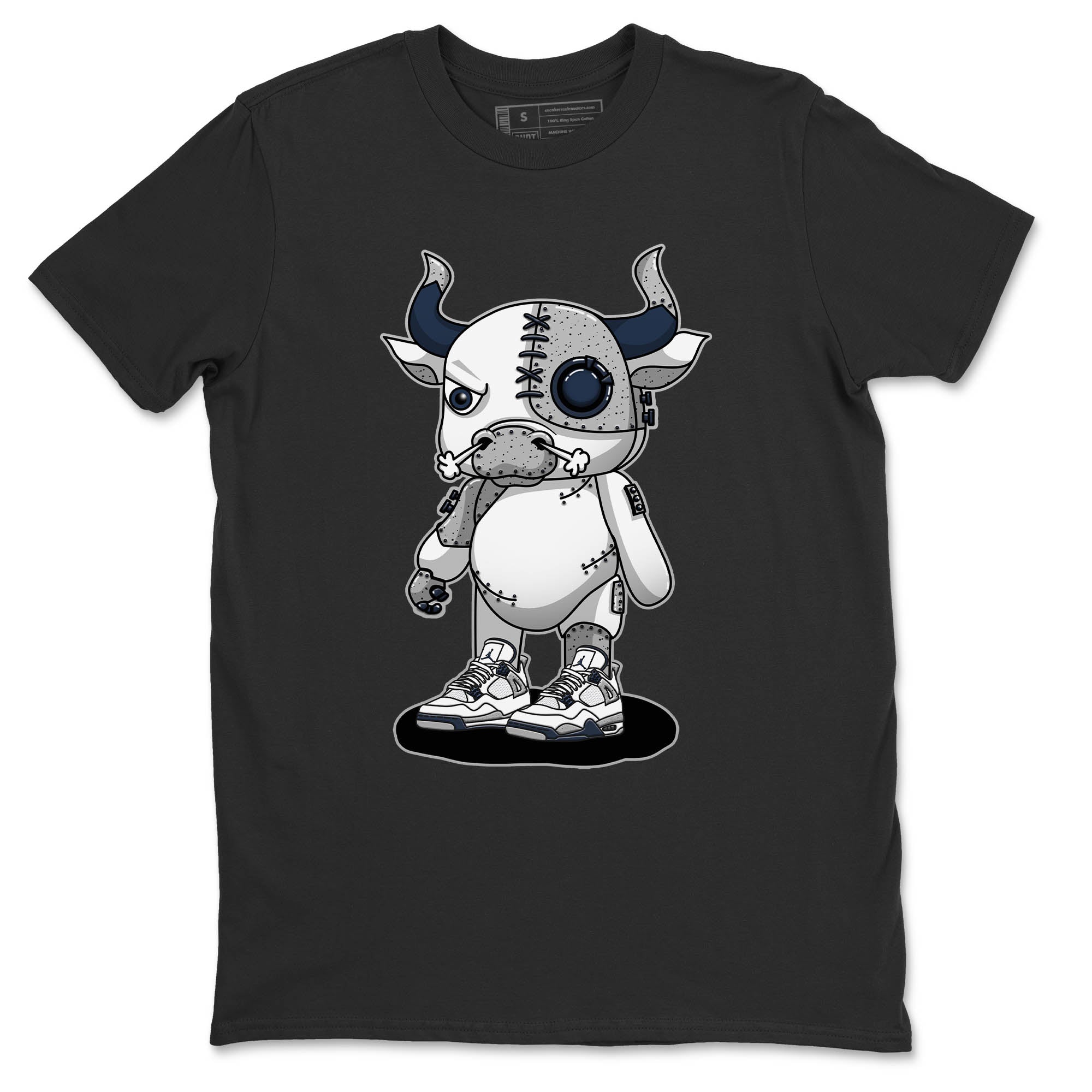 Cyborg Bull Unisex Tops - Air Jordan 4 Midnight Navy