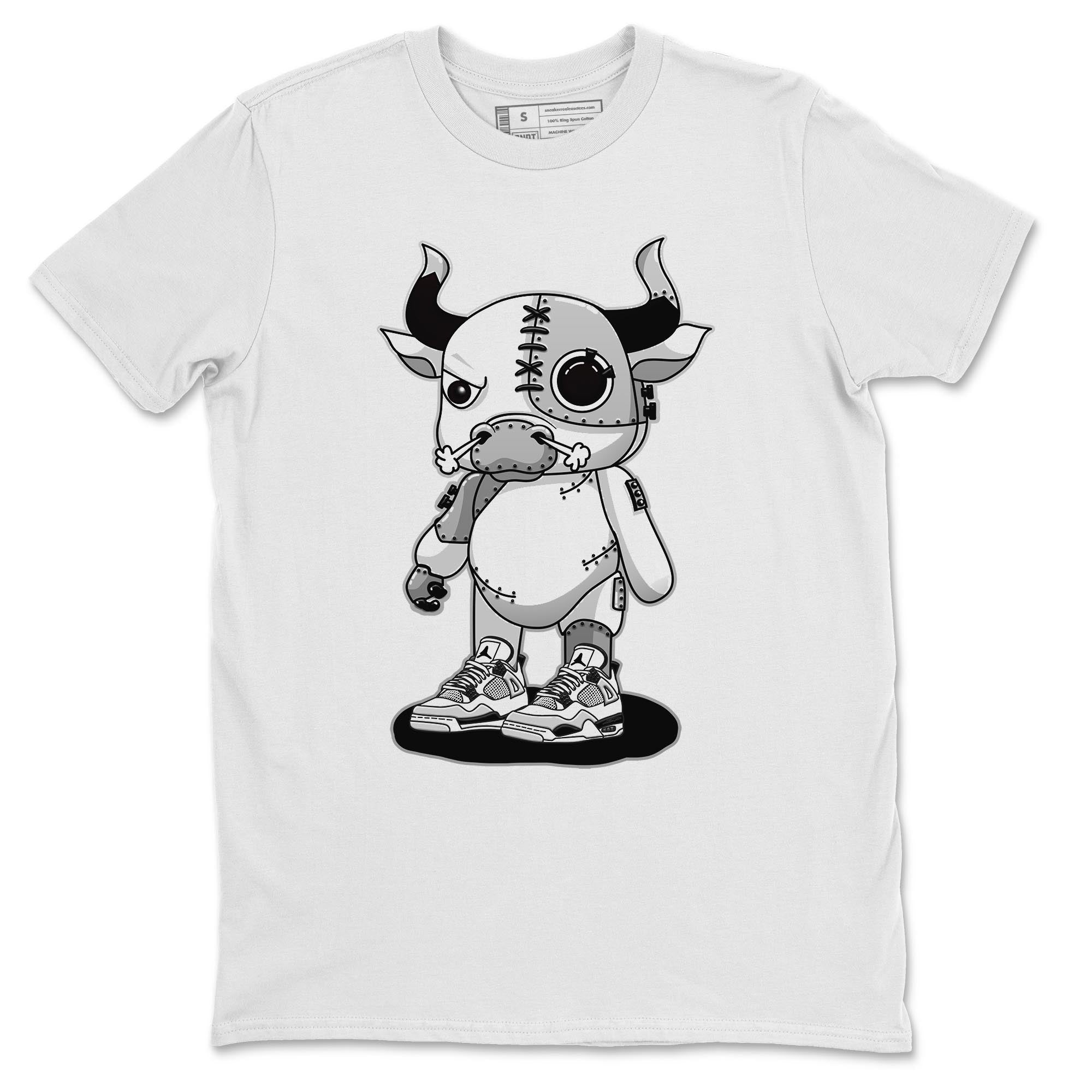 Cyborg Bull Unisex Tops - Air Jordan 4 Military Black