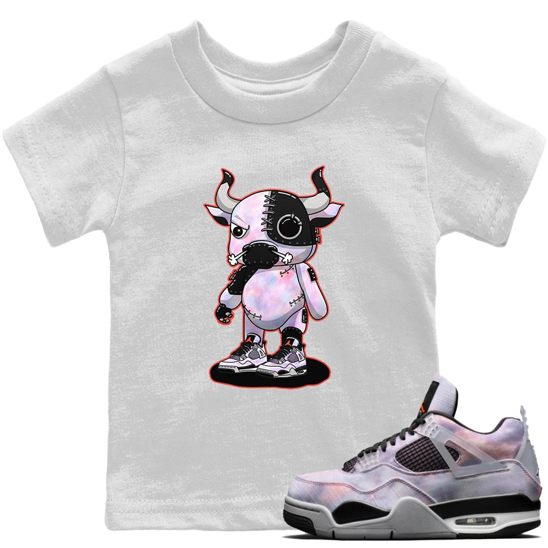 Cyborg Bull Kids Tops - Air Jordan 4 Zen Master