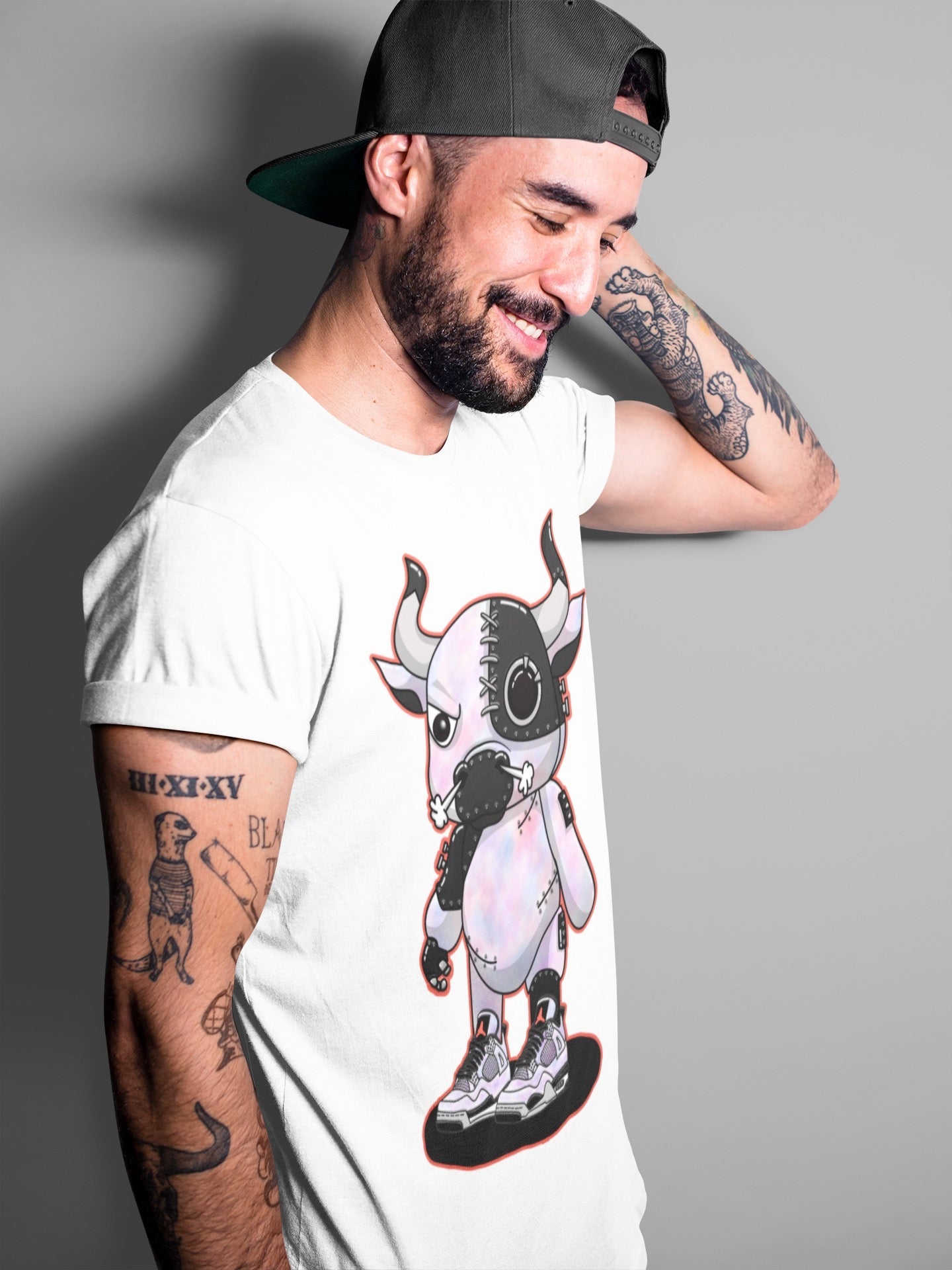 Cyborg Bull Unisex Tops - Air Jordan 4 Zen Master