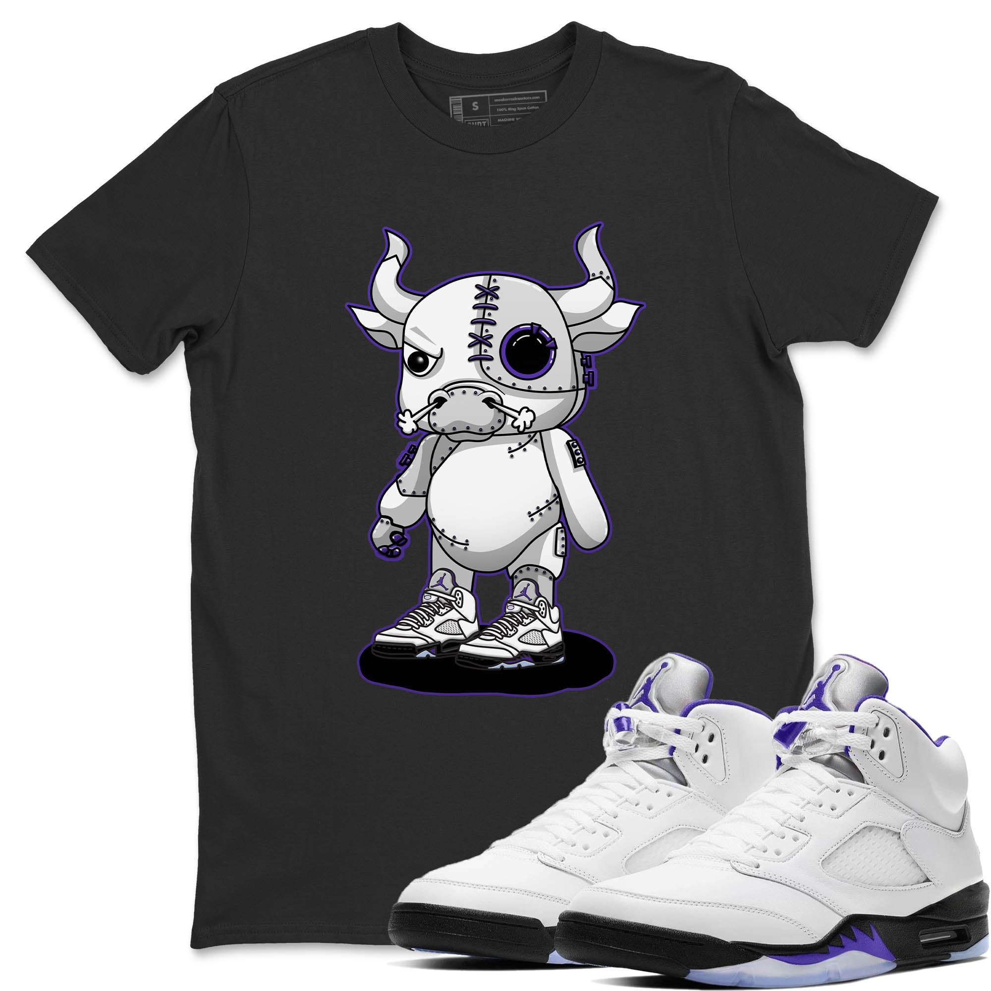 Cyborg Bull Unisex Tops - Air Jordan 5 Concord