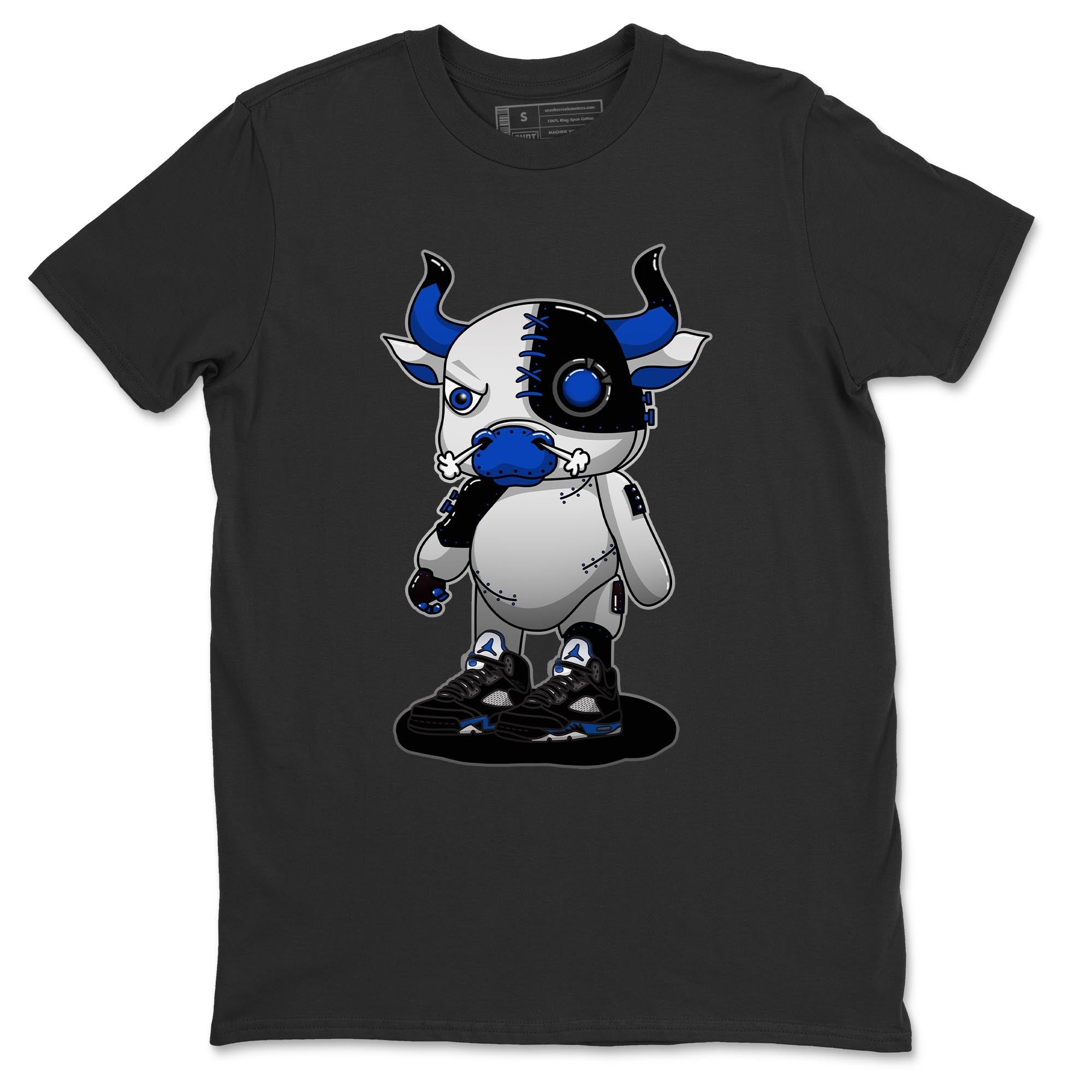 Cyborg Bull Unisex Tops - Air Jordan 5 Racer Blue