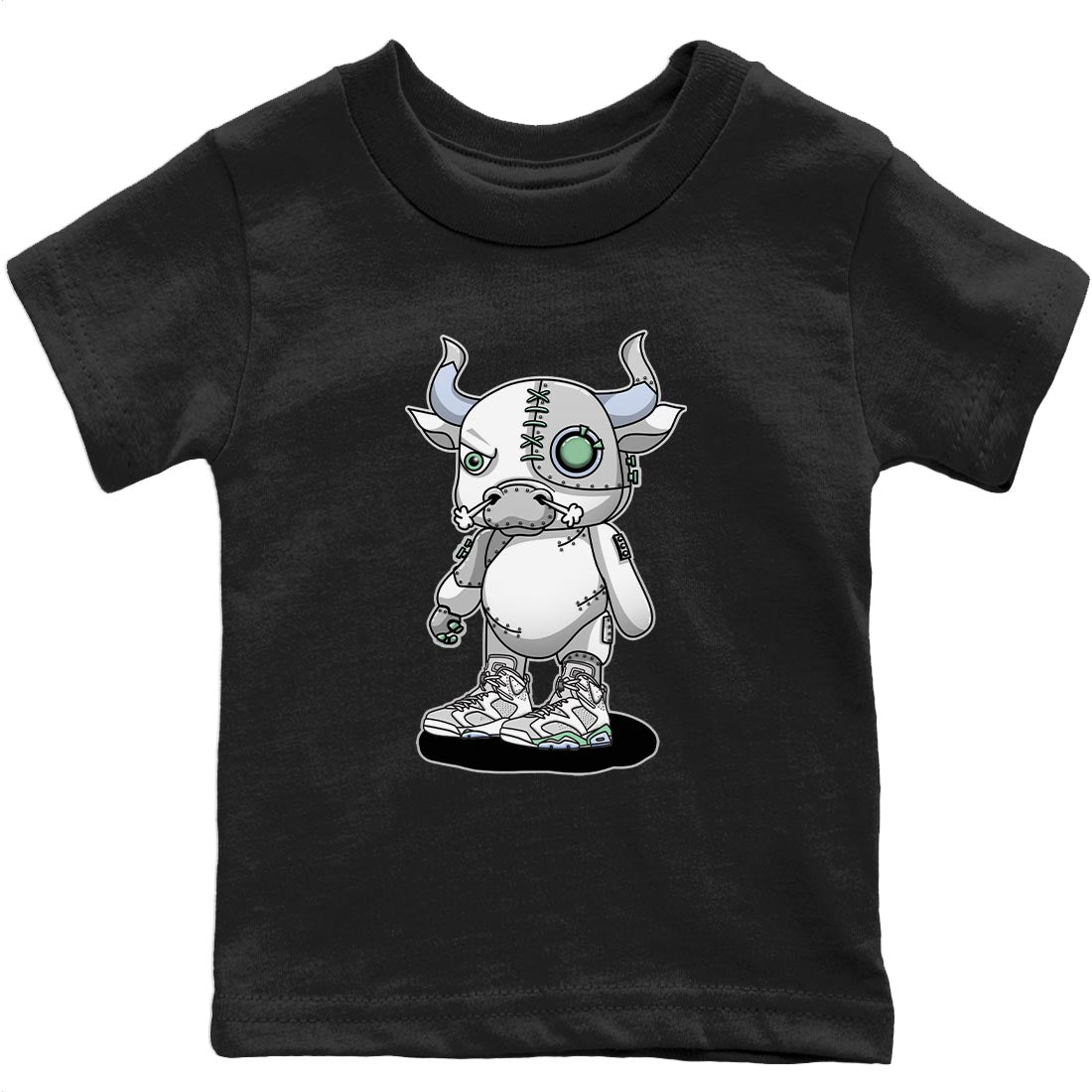 Cyborg Bull Kids Tops - Air Jordan 6 Mint Foam