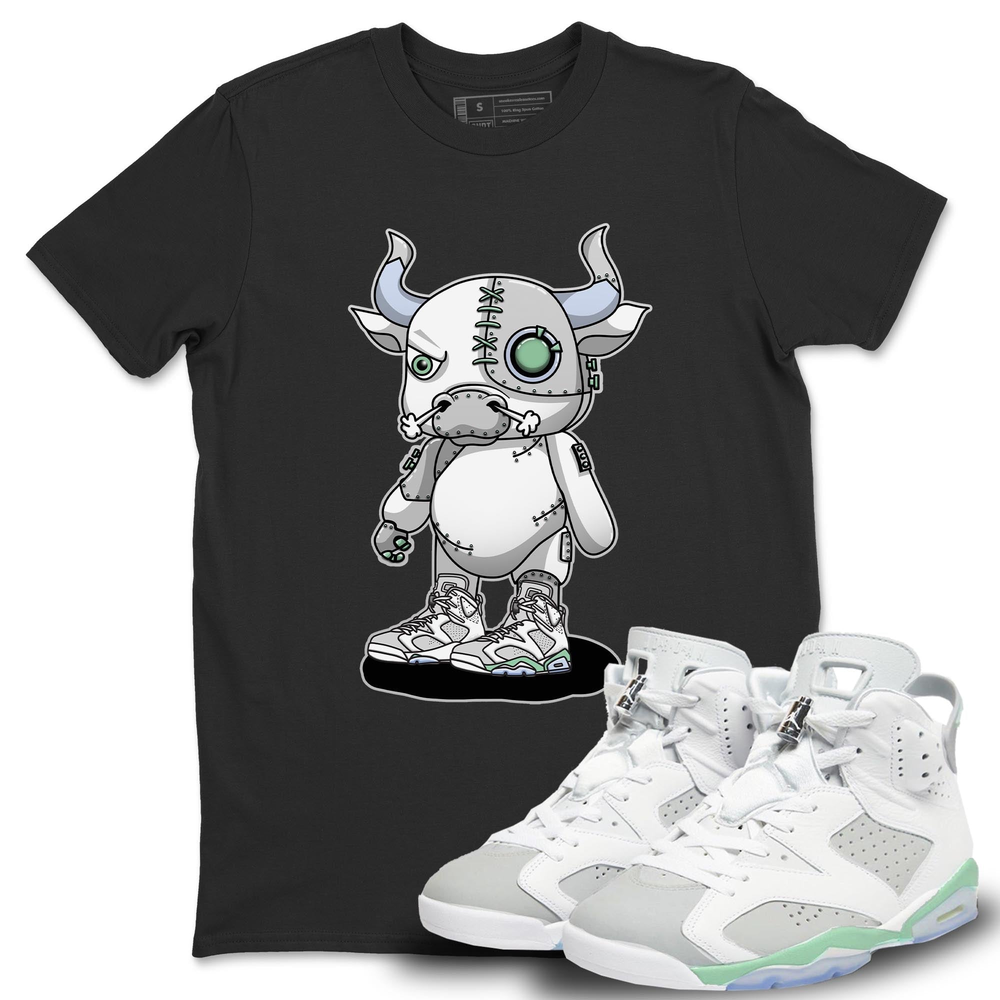 Cyborg Bull Unisex Tops - Air Jordan 6 Mint Foam