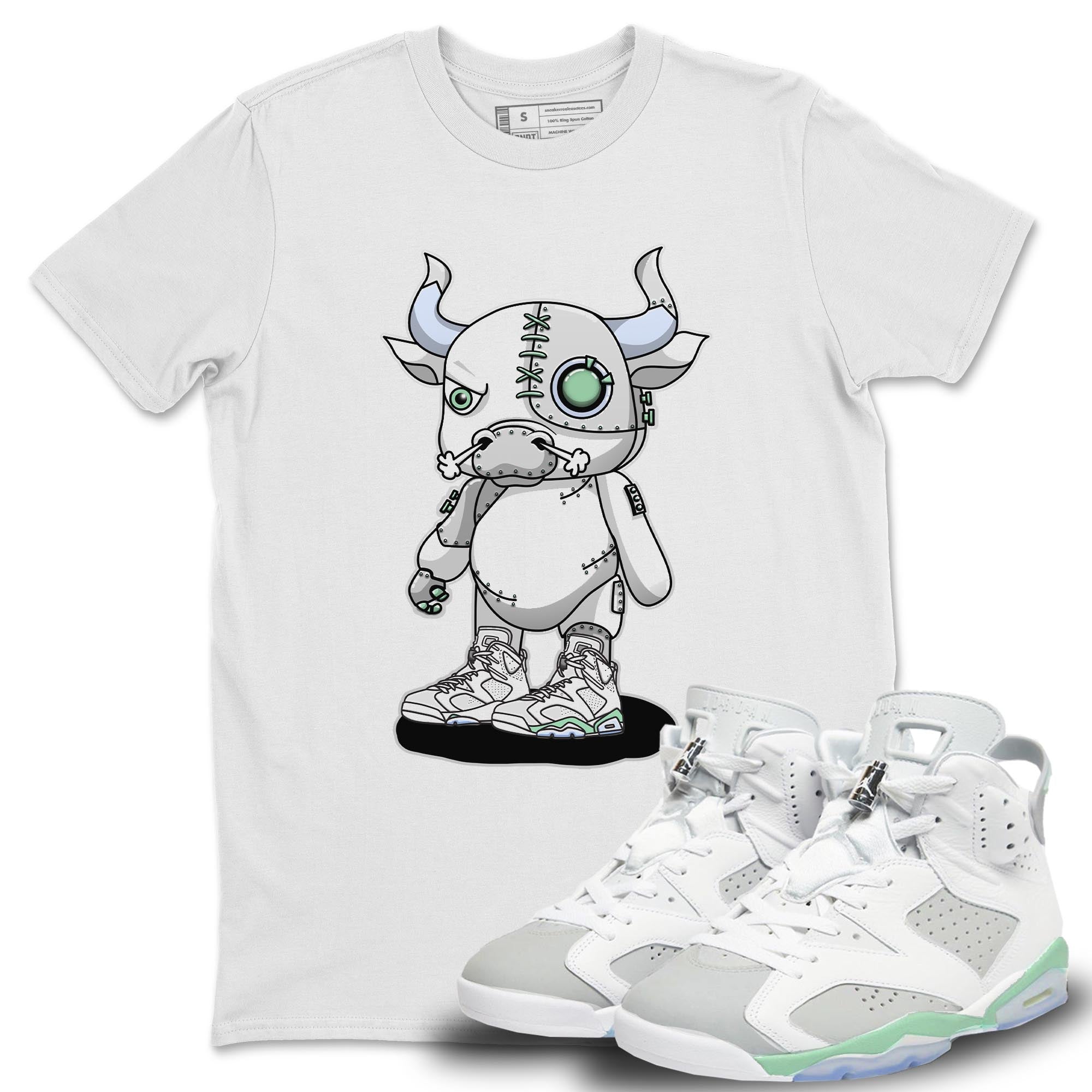 Cyborg Bull Unisex Tops - Air Jordan 6 Mint Foam