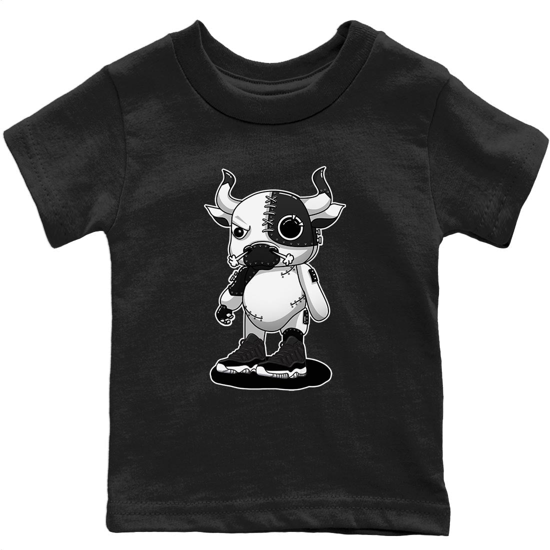 Cyborg Bull Kids Tops - Air Jordan 11 72-10