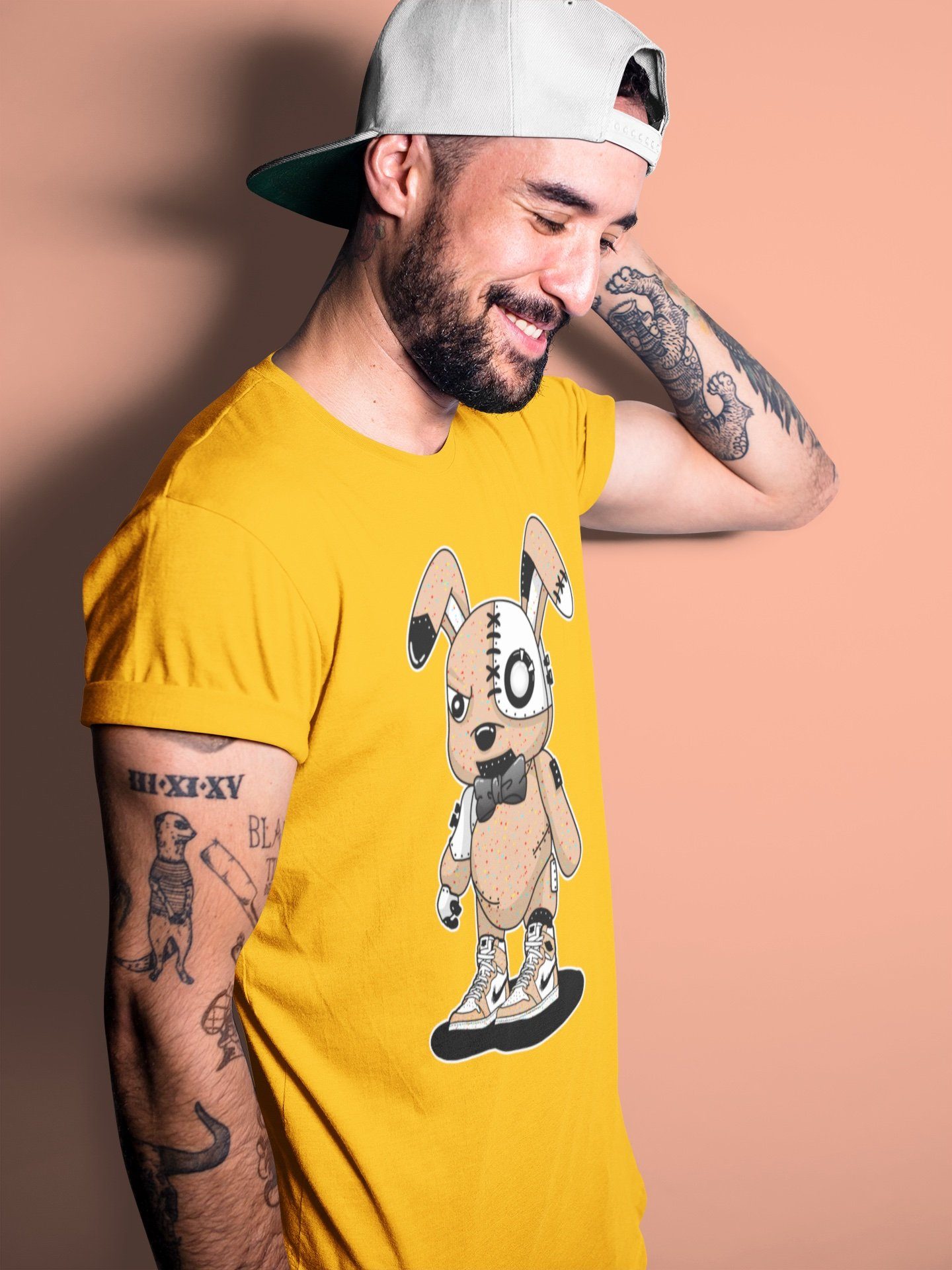 Cyborg Bunny Unisex Tops - Air Jordan 1 Brushstroke