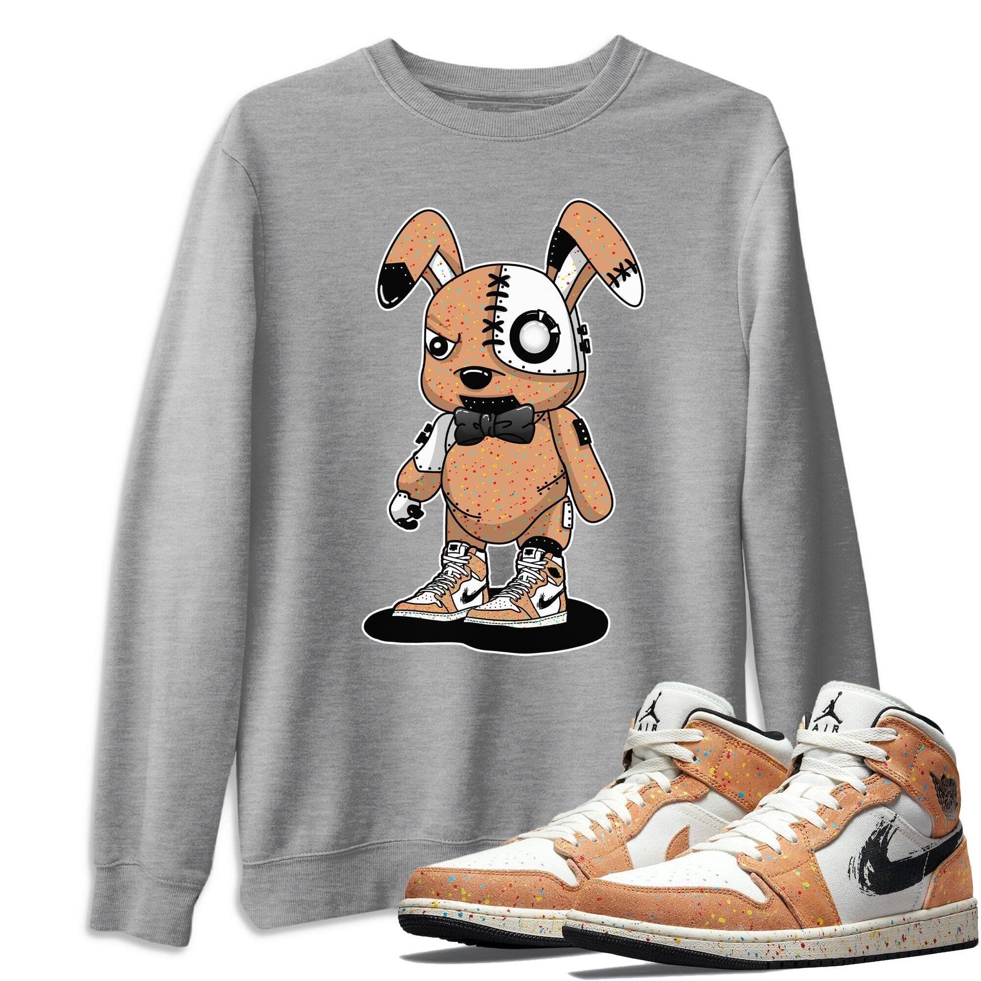 Cyborg Bunny Unisex Tops - Air Jordan 1 Brushstroke