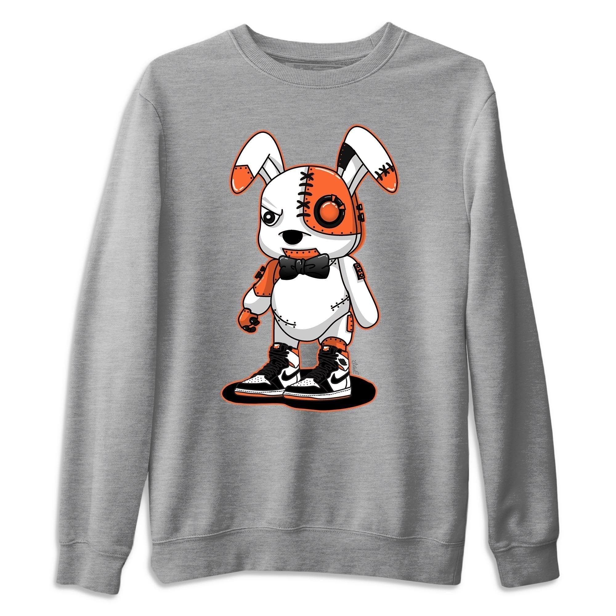Cyborg Bunny Unisex Tops - Air Jordan 1 Electro Orange