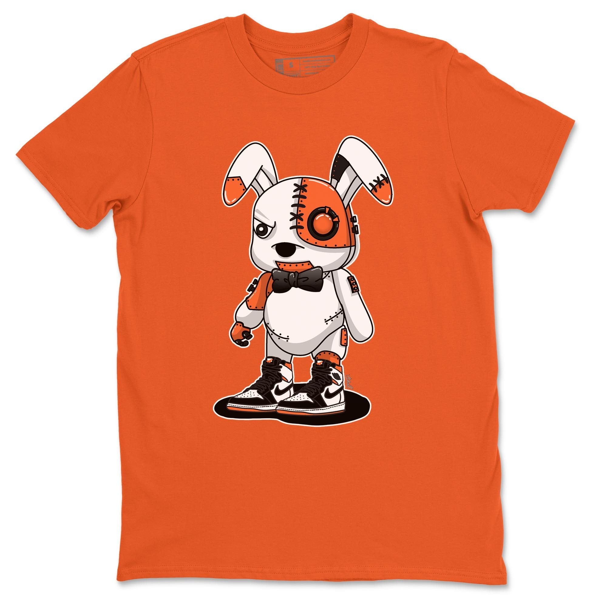 Cyborg Bunny Unisex Tops - Air Jordan 1 Electro Orange