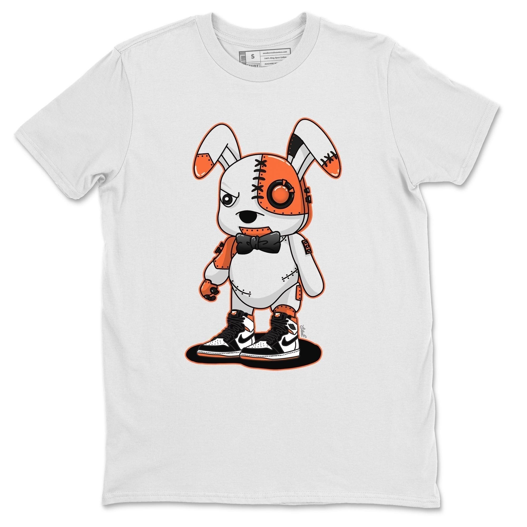Cyborg Bunny Unisex Tops - Air Jordan 1 Electro Orange