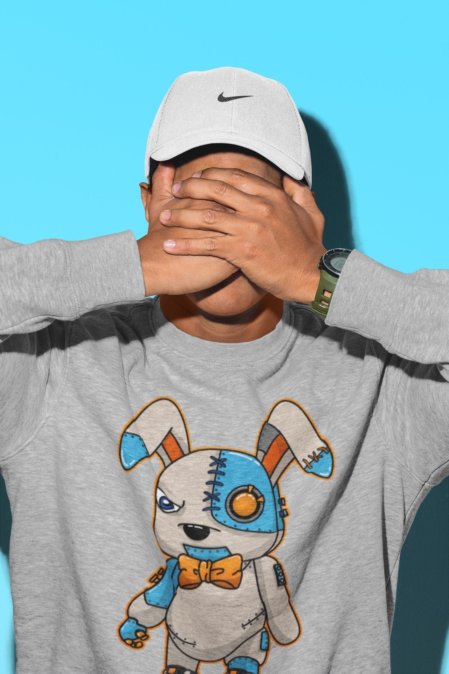 Cyborg Bunny Unisex Tops - Air Jordan 1 Prototype