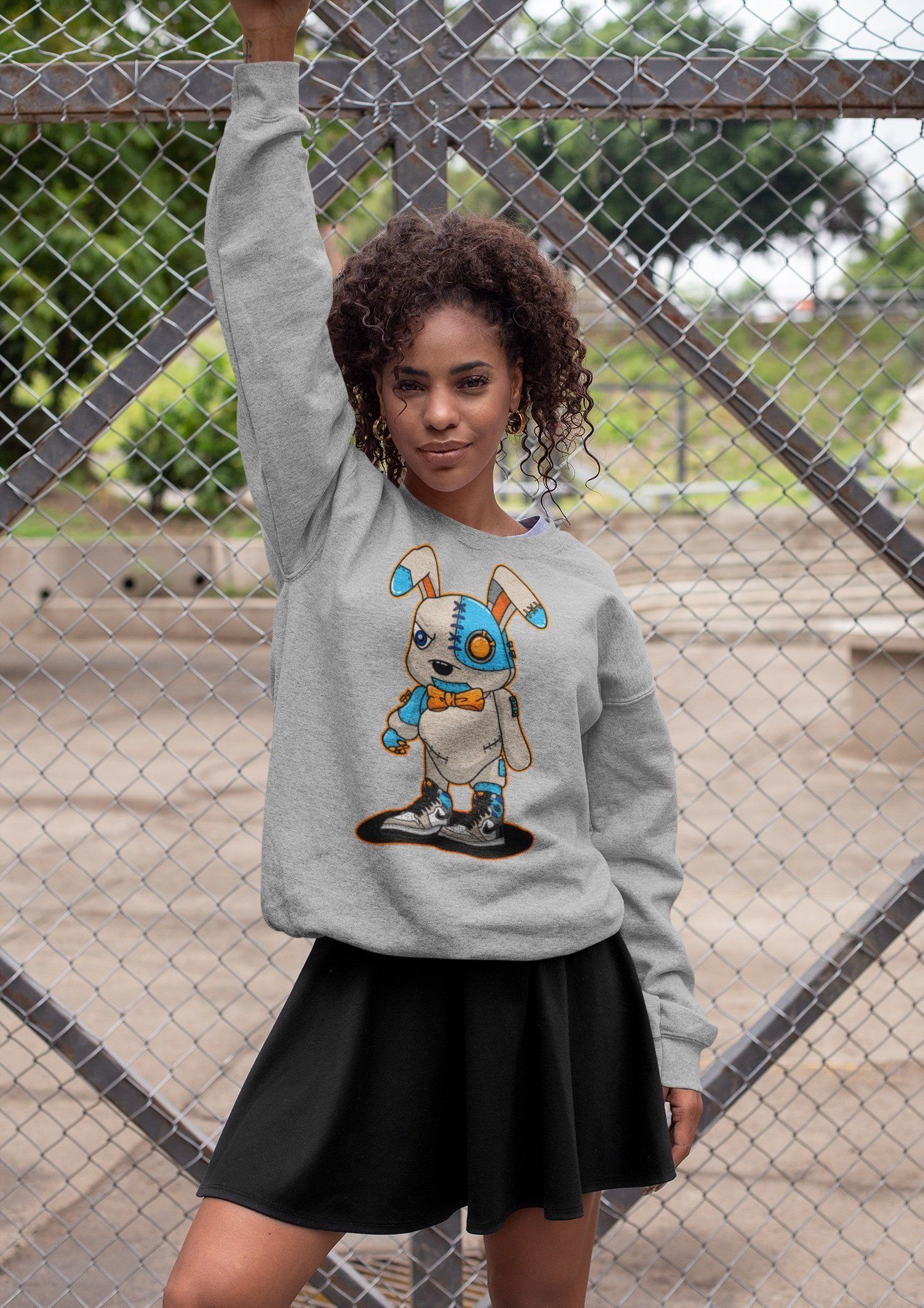 Cyborg Bunny Unisex Tops - Air Jordan 1 Prototype