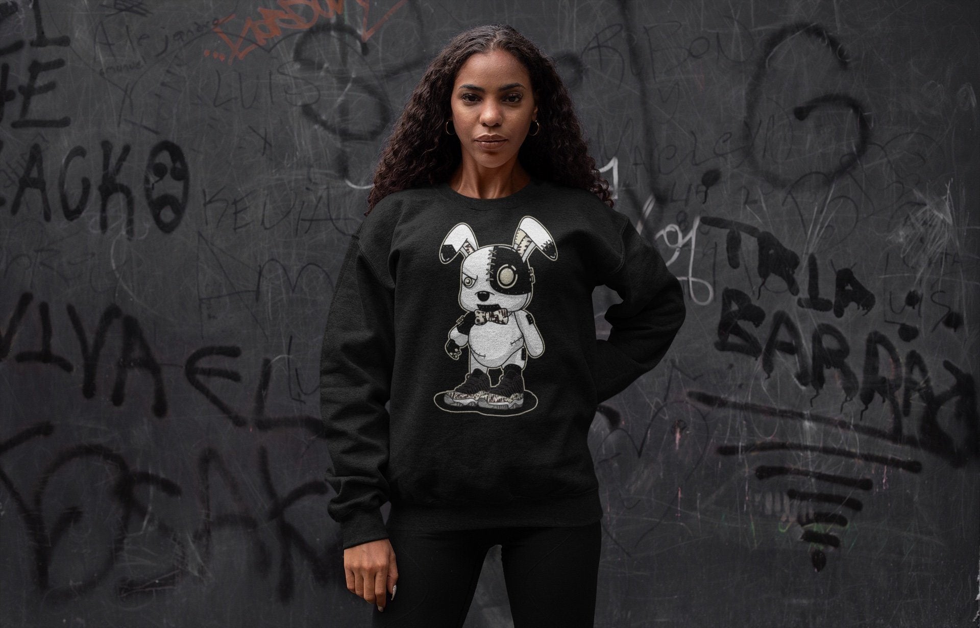 Cyborg Bunny Unisex Tops - Air Jordan 11 Animal Instinct