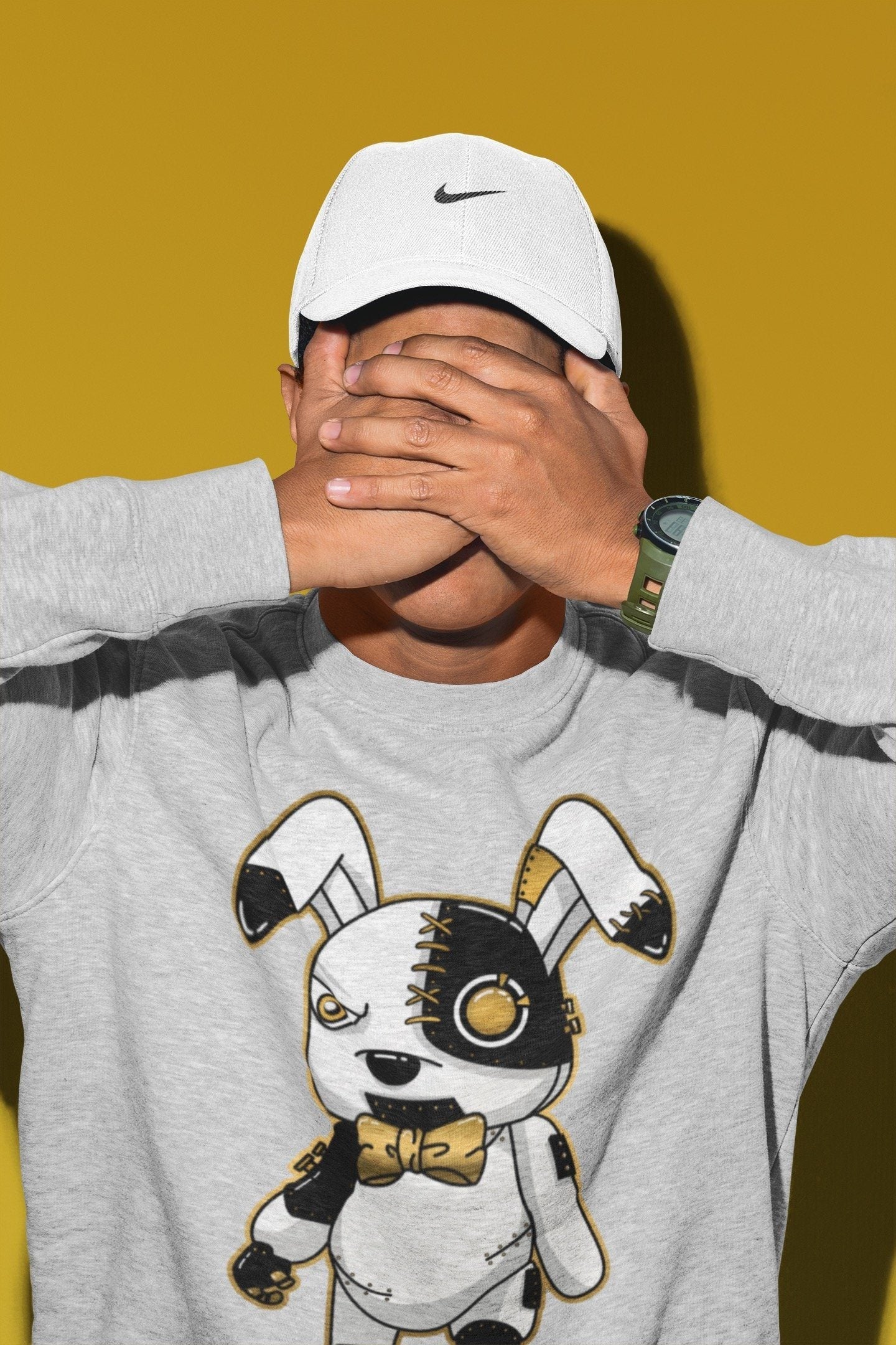 Cyborg Bunny Unisex Tops - Air Jordan 12 Royalty