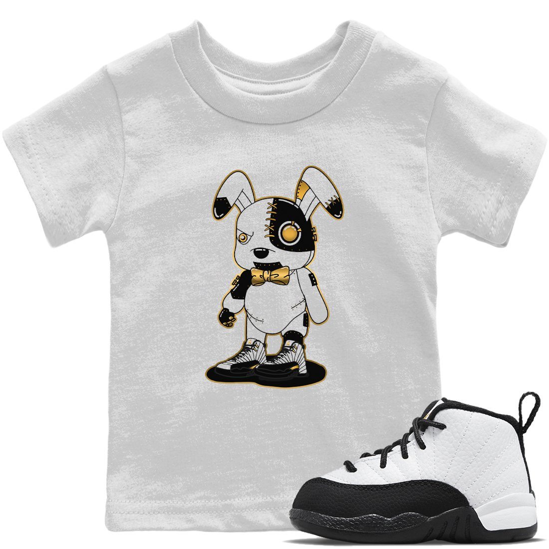 Cyborg Bunny Kids Tops - Air Jordan 12 Royalty