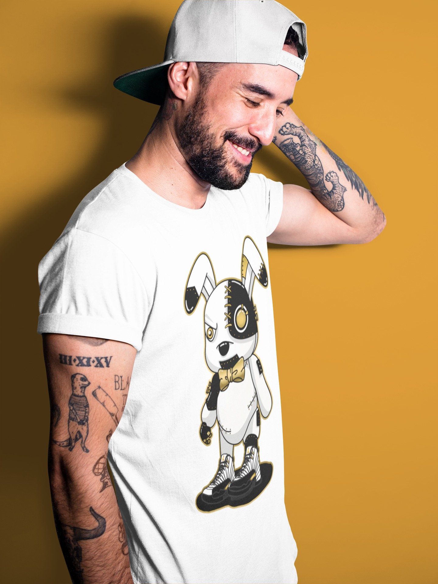 Cyborg Bunny Unisex Tops - Air Jordan 12 Royalty