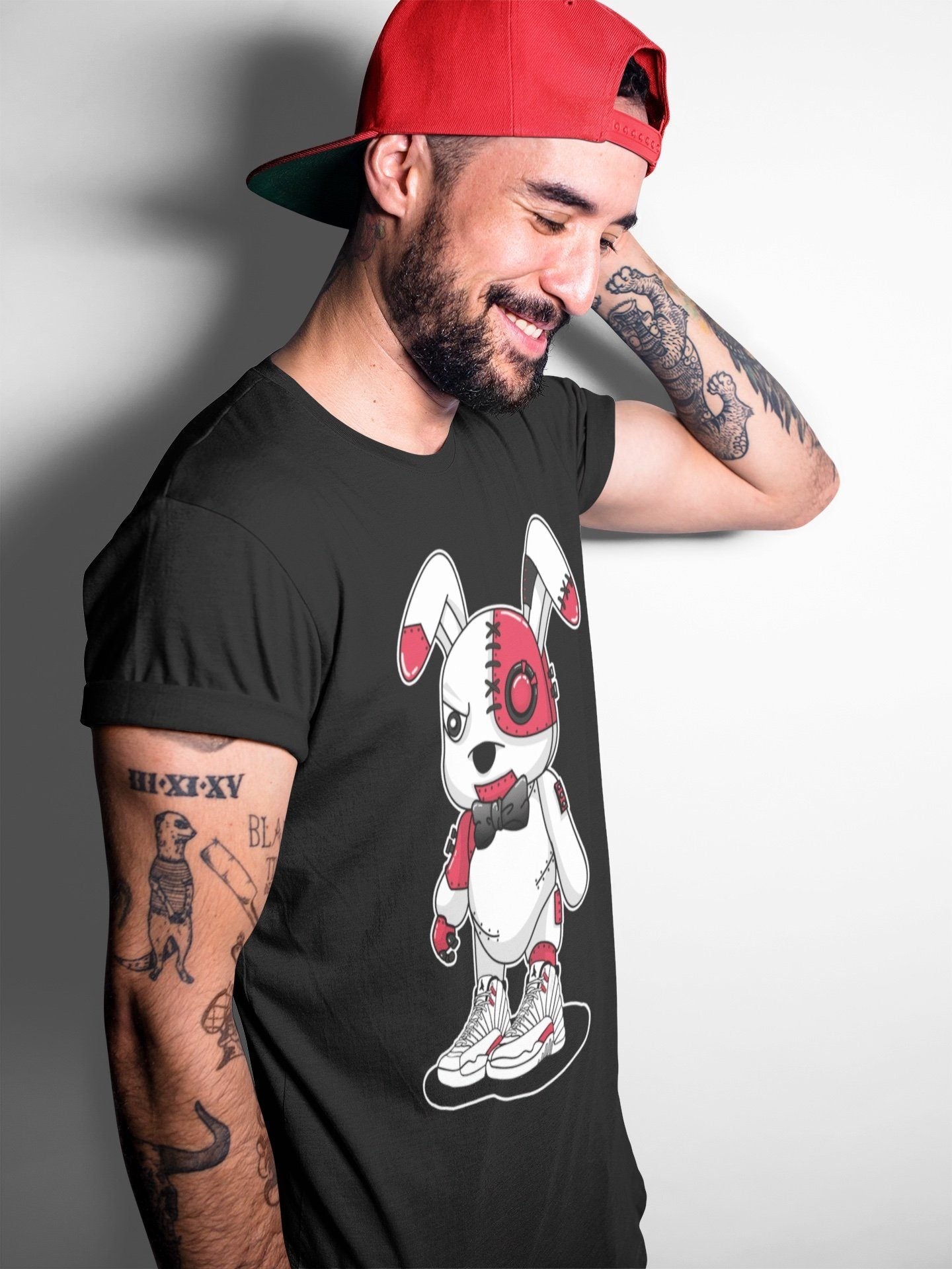 Cyborg Bunny Unisex Tops - Air Jordan 12 Twist