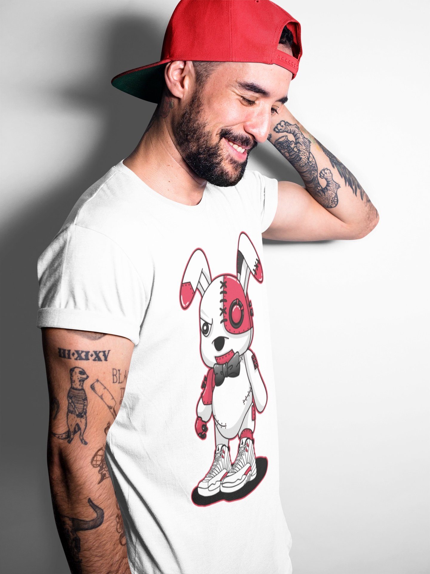 Cyborg Bunny Unisex Tops - Air Jordan 12 Twist