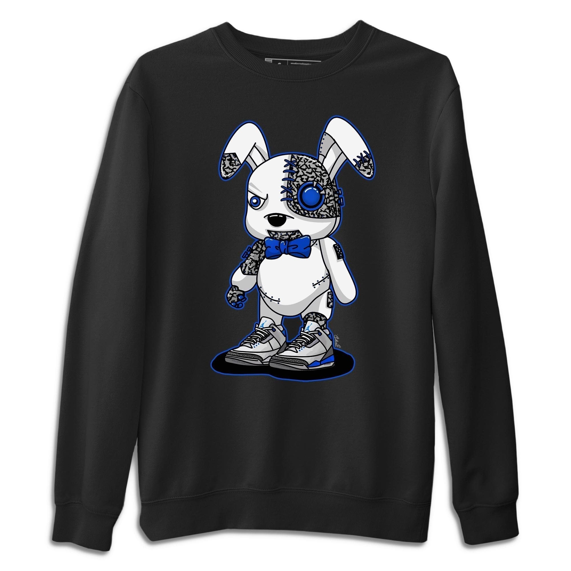 Cyborg Bunny Unisex Tops - Air Jordan 3 Racer Blue
