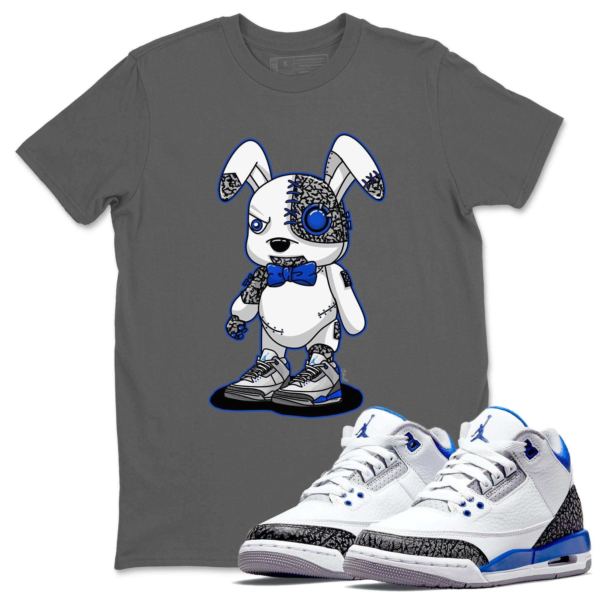 Cyborg Bunny Unisex Tops - Air Jordan 3 Racer Blue