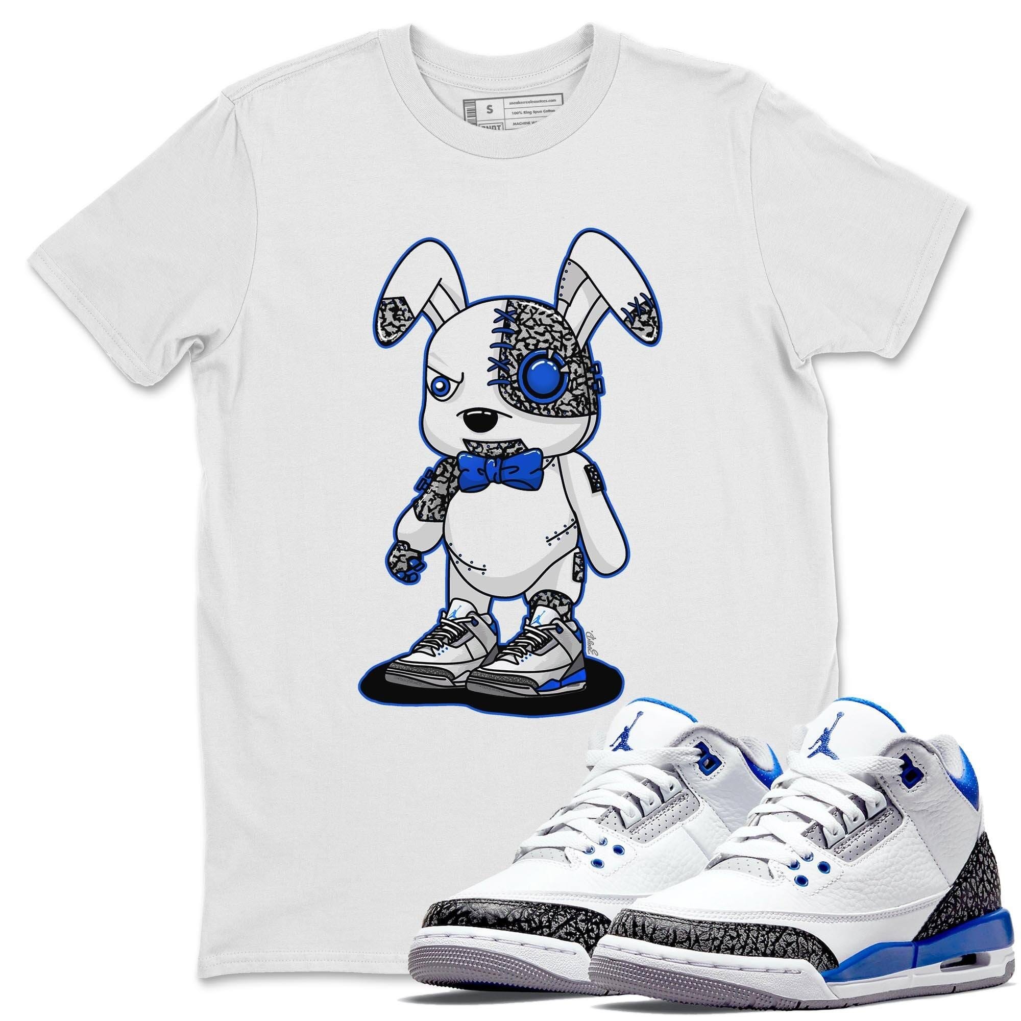 Cyborg Bunny Unisex Tops - Air Jordan 3 Racer Blue