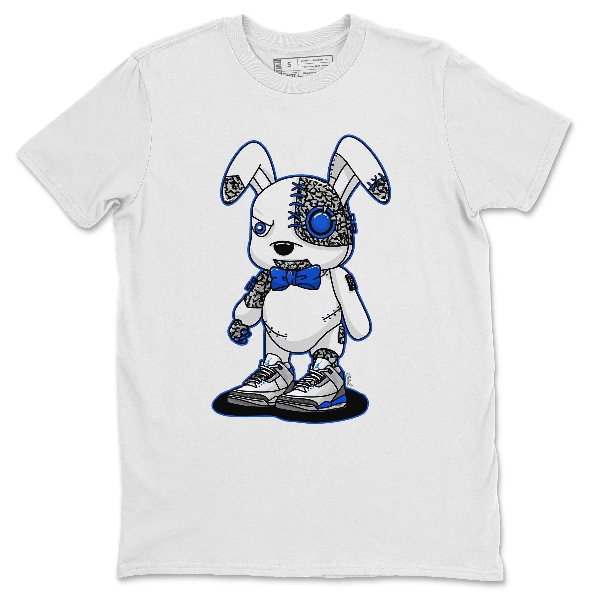 Cyborg Bunny Unisex Tops - Air Jordan 3 Racer Blue