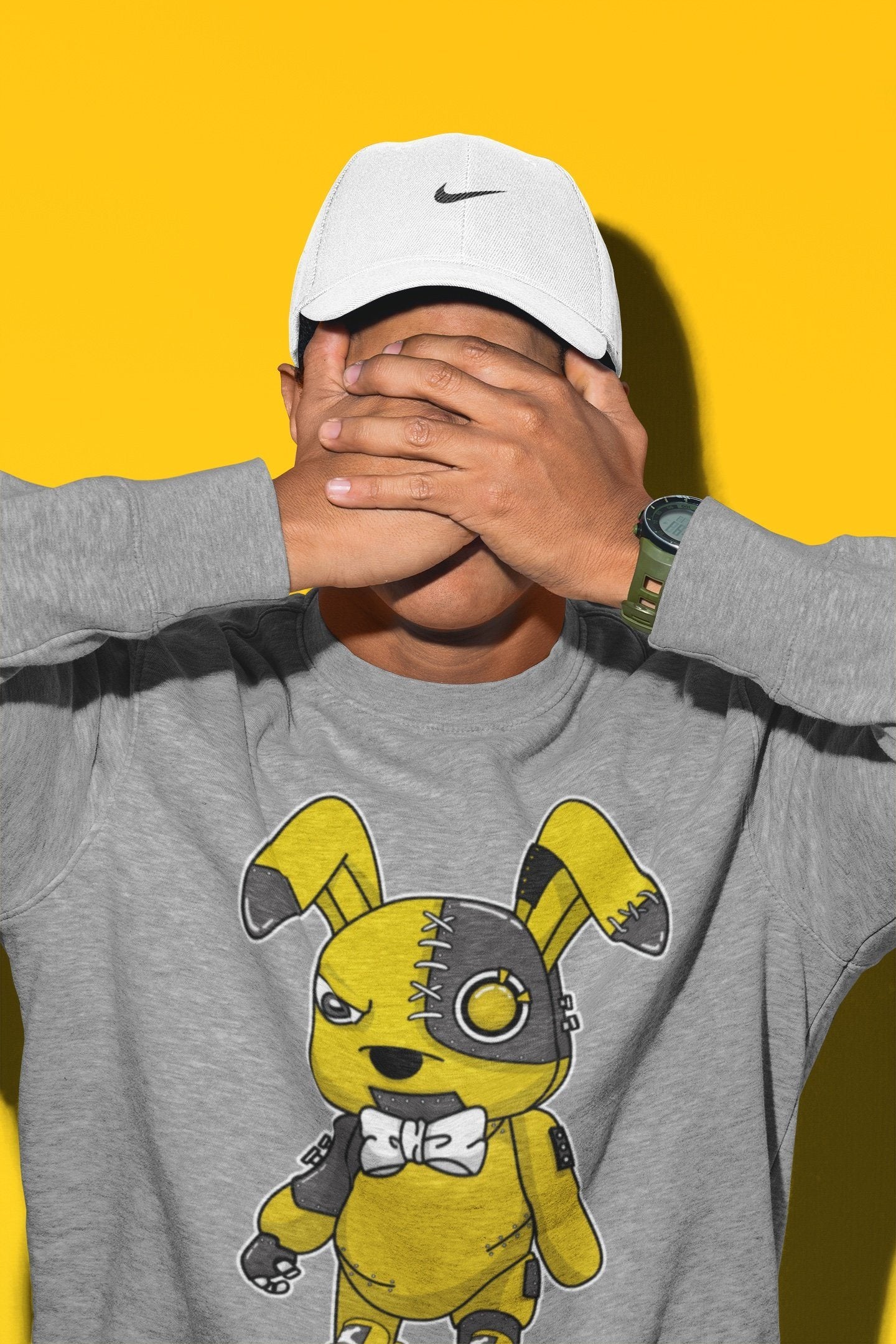 Cyborg Bunny Unisex Tops - Air Jordan 4 Lightning