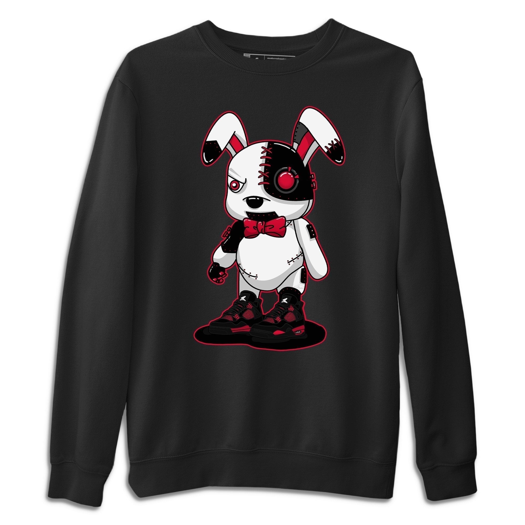 Cyborg Bunny Unisex Tops - Air Jordan 4 Red Thunder