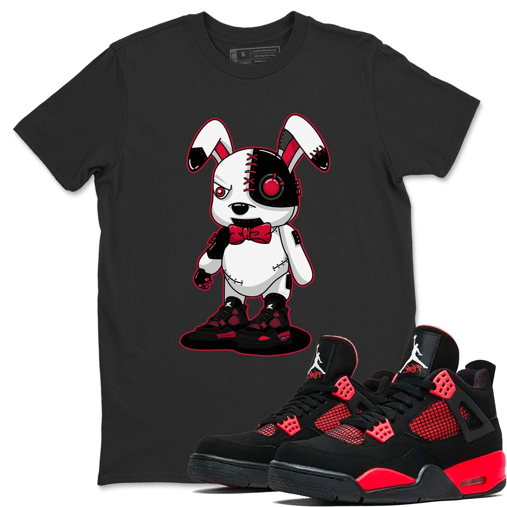 Cyborg Bunny Unisex Tops - Air Jordan 4 Red Thunder