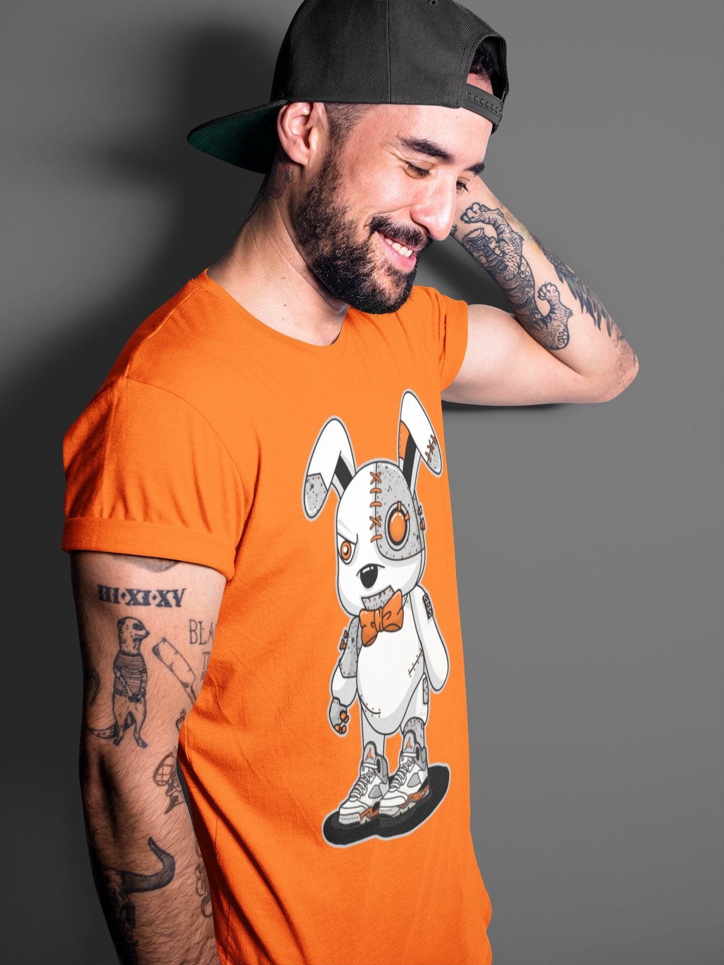 Cyborg Bunny Unisex Tops - Air Jordan 5 Shattered Backboard